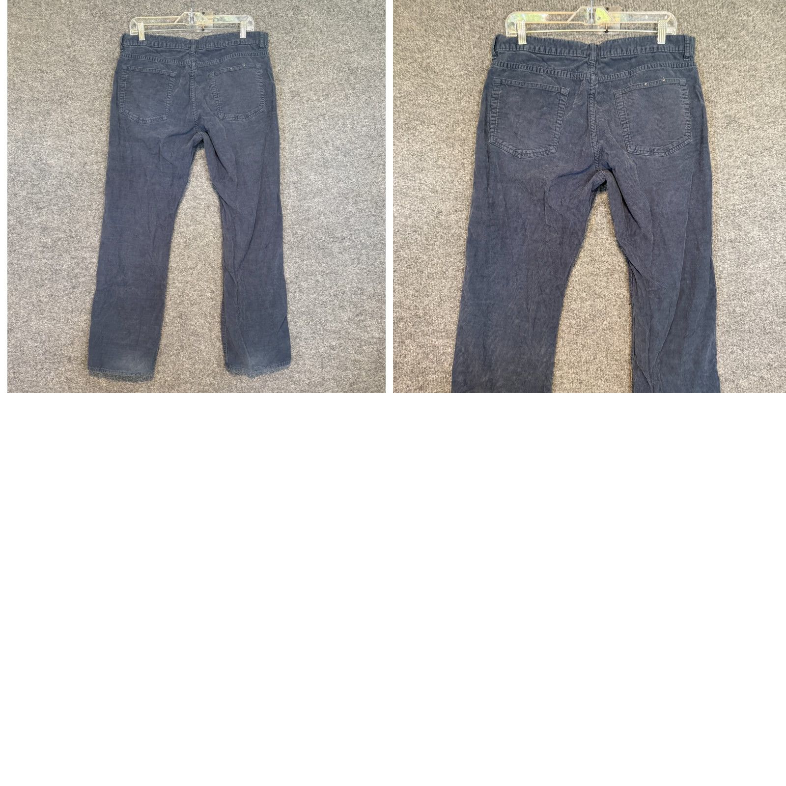 J.Crew J.CREW Pants Mens 34x30 Blue Corduroy Slim Straight Leg Grunge Wash Distressed Shirt Hat? Size US 34 / EU 50 - 8 Thumbnail