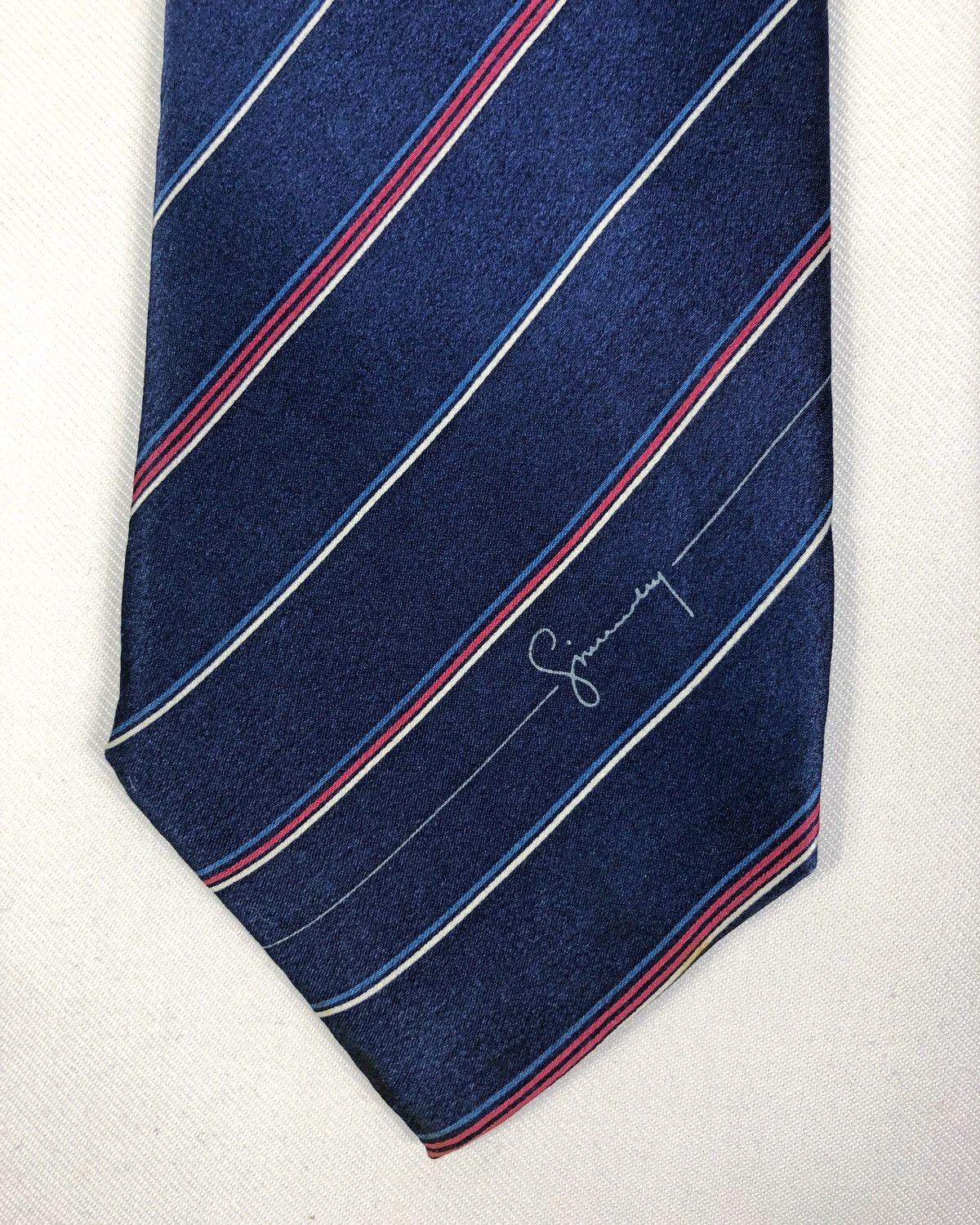 Givenchy Rare Vintage Givenchy Gentleman Silk Tie Size ONE SIZE - 4 Thumbnail