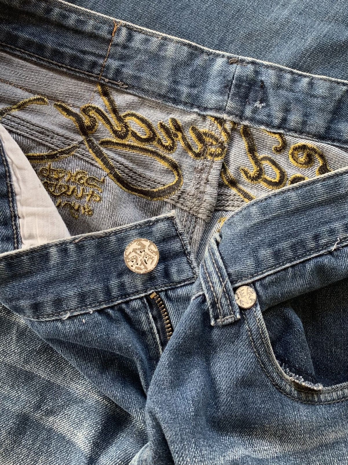 Ed Hardy × Vintage Vintage edhardy denim jeans Size US 38 / EU 54 - 9 Thumbnail
