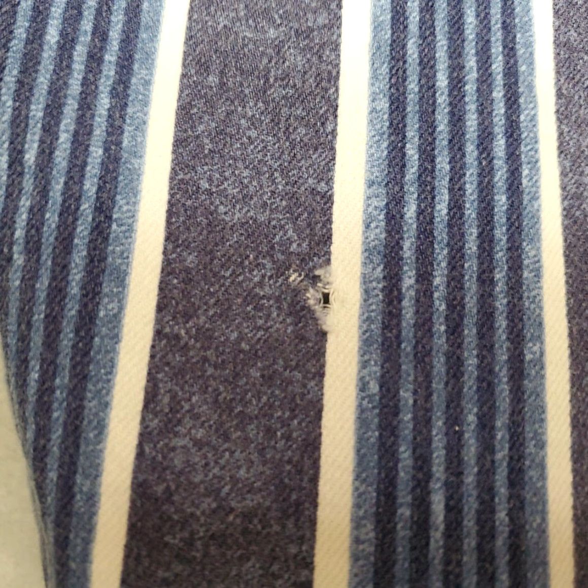 Vintage VINTAGE Blazer Firenze Shirt Mens L Blue Striped Cotton Long Sleeve Y2K Retro Size US L / EU 52-54 / 3 - 3 Thumbnail