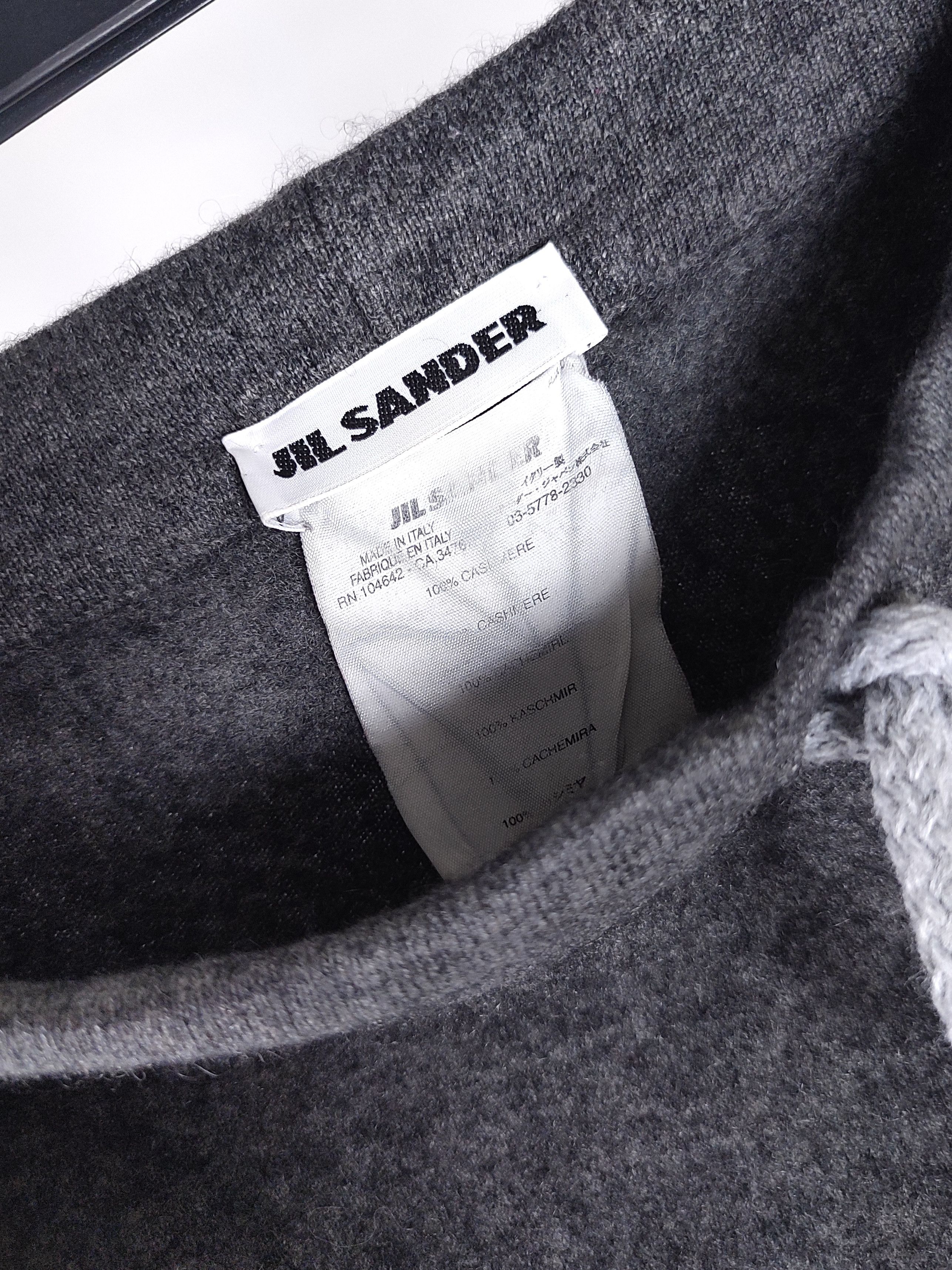 Jil Sander 00s Archive Jil Sander Pure Cashmere Grey Sweatpants Size 26" / US 2 / IT 38 - 9 Thumbnail