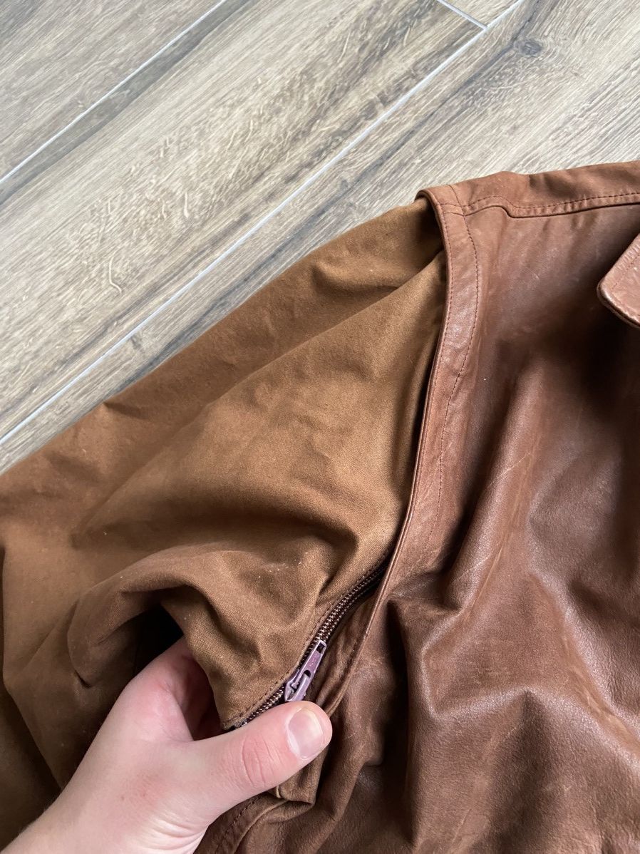 Gant Vintage The Hurricane by GANT aviator leather bomber jacket Size US L / EU 52-54 / 3 - 5 Thumbnail