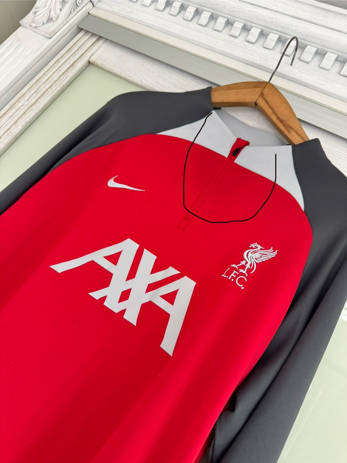 Nike Liverpool 2024-2025 Soccer Training Longsleeve Jersey Kit Size US XXL / EU 58 / 5 - 5 Thumbnail