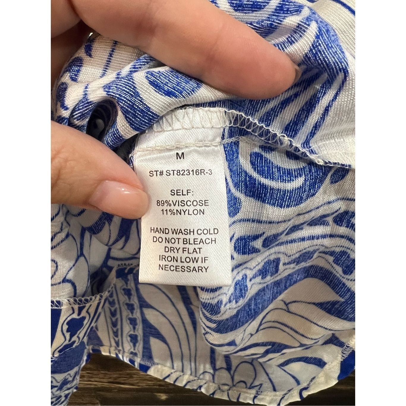 Other Two piece NWT set button front top pants blue white sz M Size M / US 6-8 / IT 42-44 - 4 Thumbnail