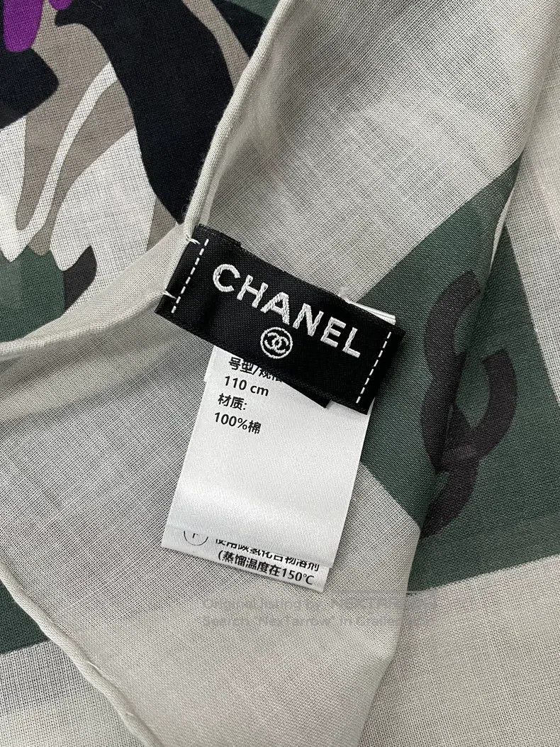 Chanel Chanel 23A printed beach towel scarf Size ONE SIZE - 7 Thumbnail