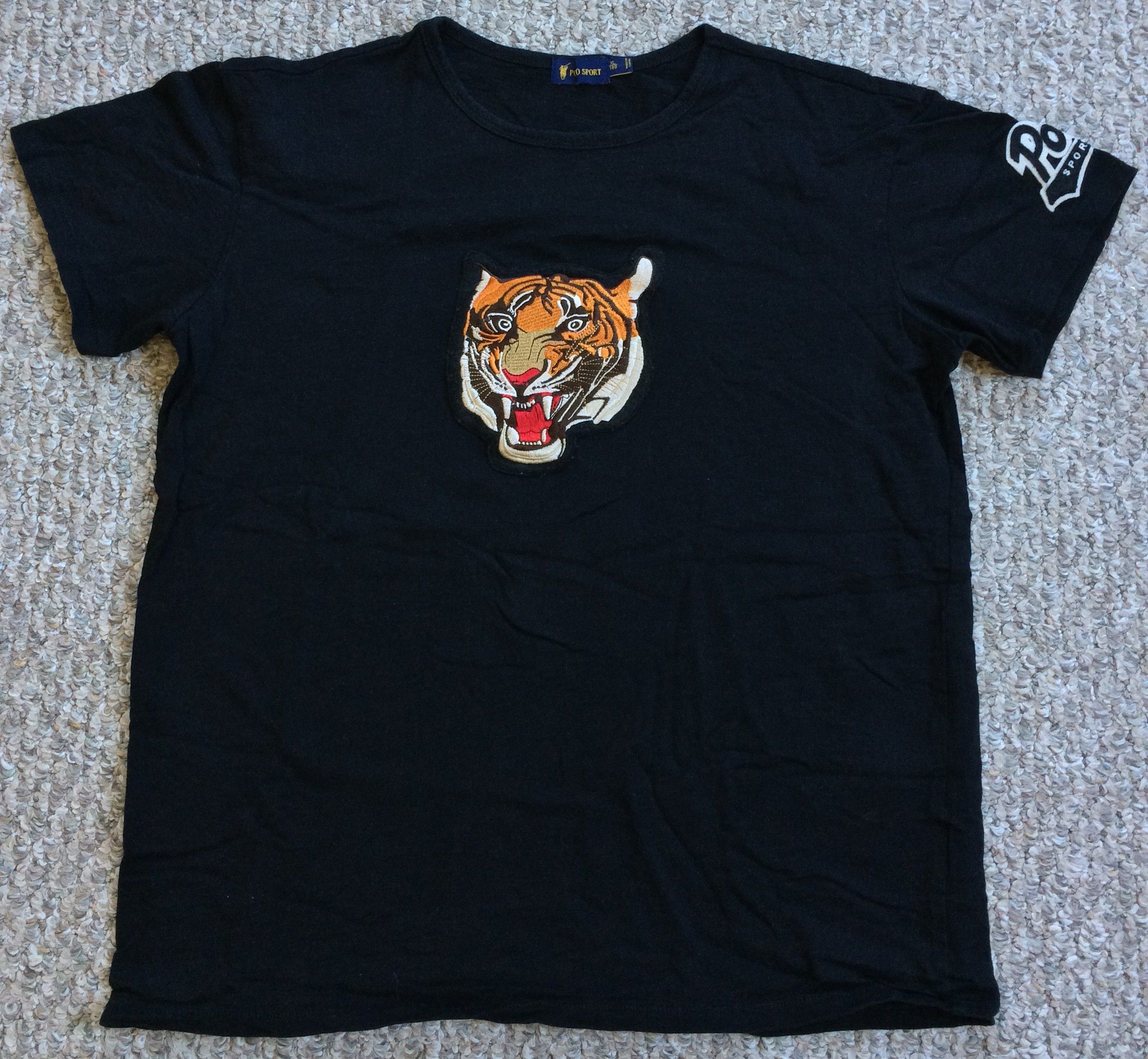 Polo Ralph Lauren Vintage Polo Ralph Lauren Tigers Embroidered T-Shirt Size US XL / EU 56 / 4 - 1 Thumbnail