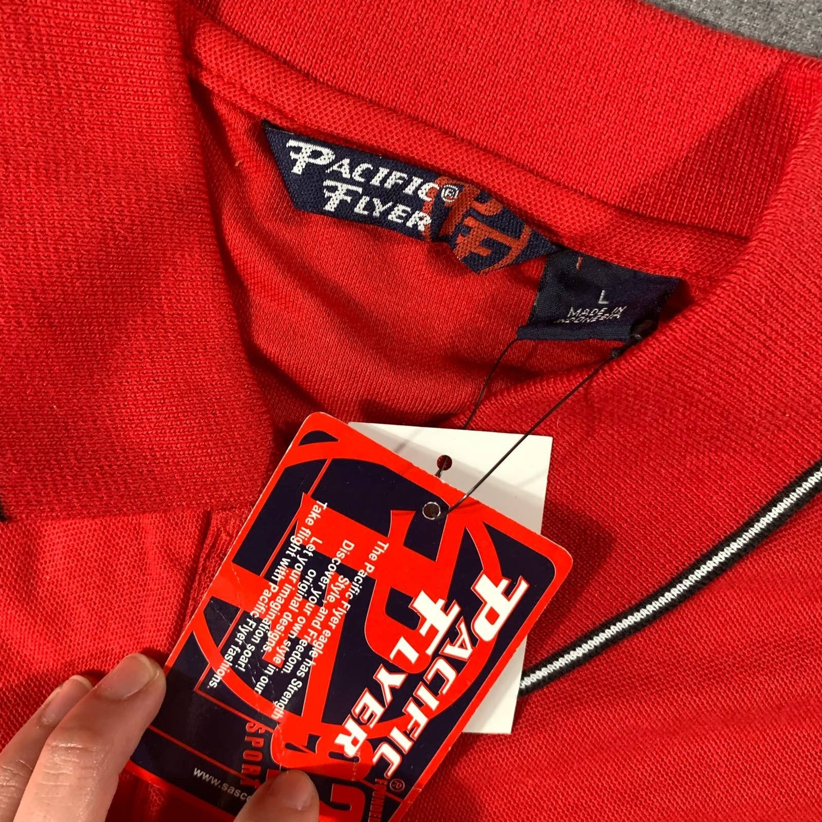 Other Pacific Flyer Shirt Adult Large Red Casual T Shirt Mens Size US L / EU 52-54 / 3 - 3 Thumbnail