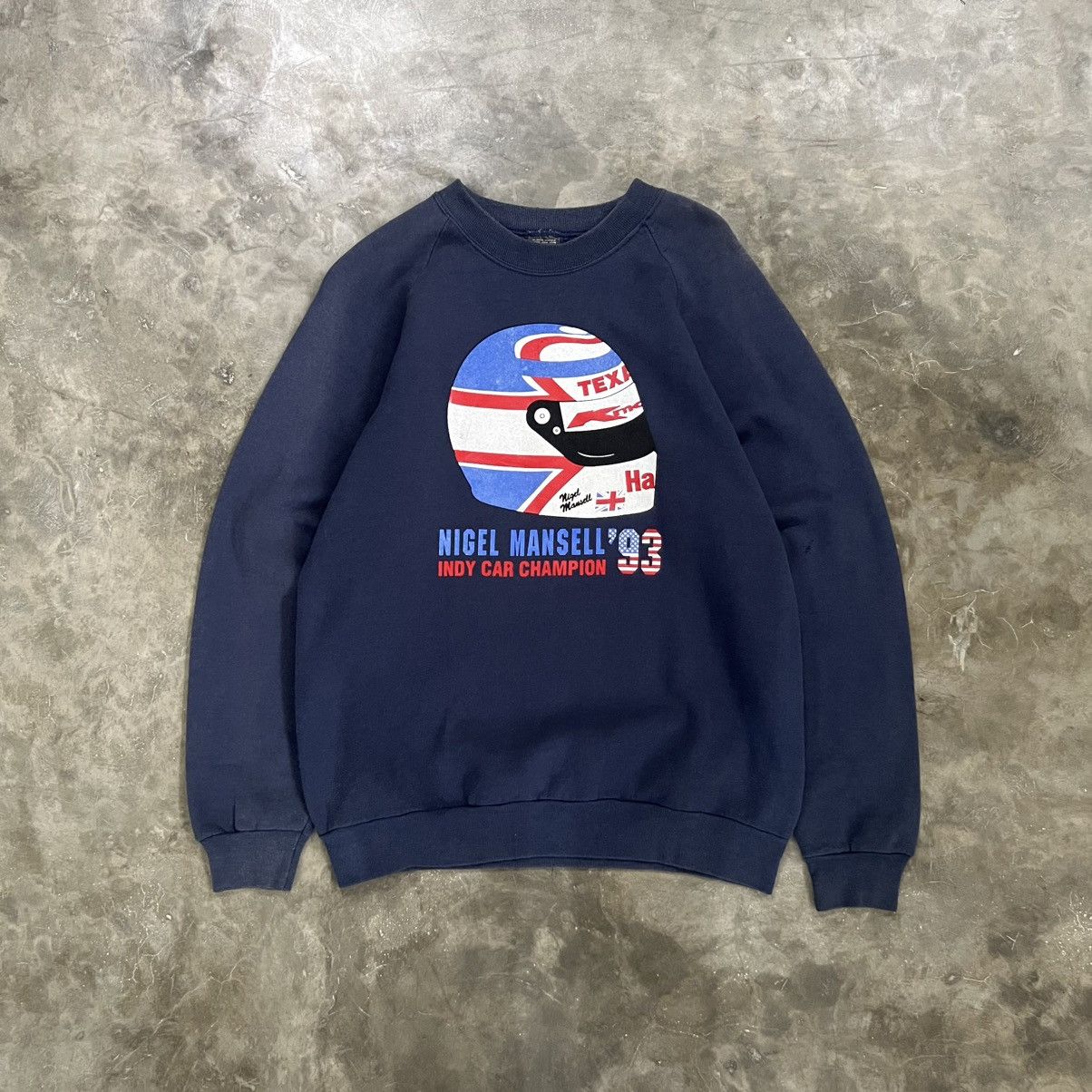 Vintage Vintage 1993s Screen Stars Nigel Mansell Crewneck Size US M / EU 48-50 / 2 - 1 Thumbnail
