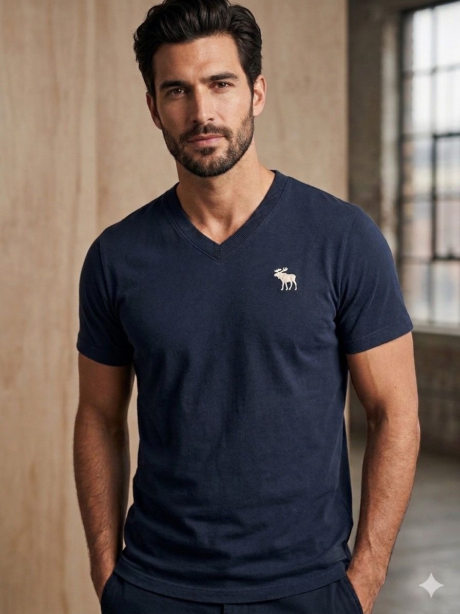 Abercrombie & Fitch VTG Abercrombie & Fitch Preppy Muscle Y2K Moose Shirt Med Size US M / EU 48-50 / 2 - 1 Thumbnail