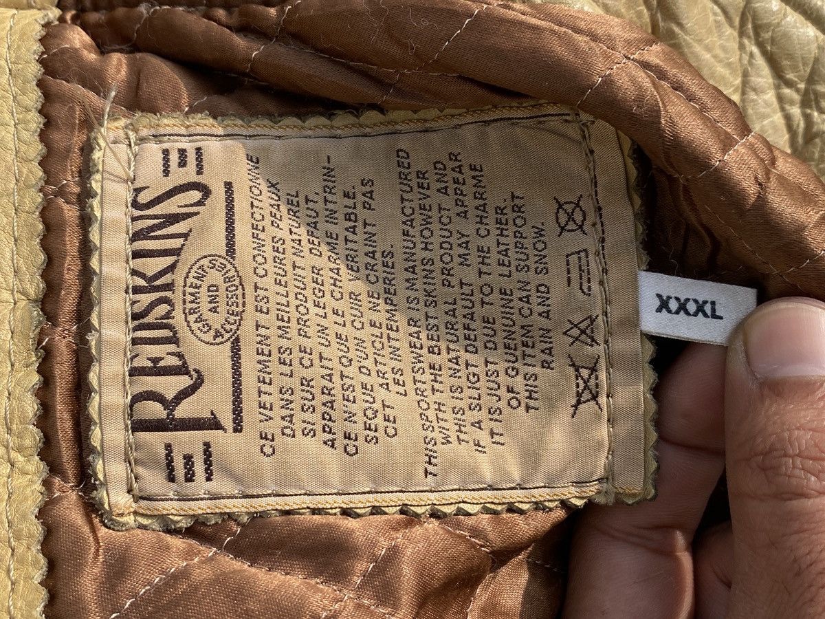 Avirex Vintage Redskins Leather Jacket Size US XXL / EU 58 / 5 - 15 Thumbnail