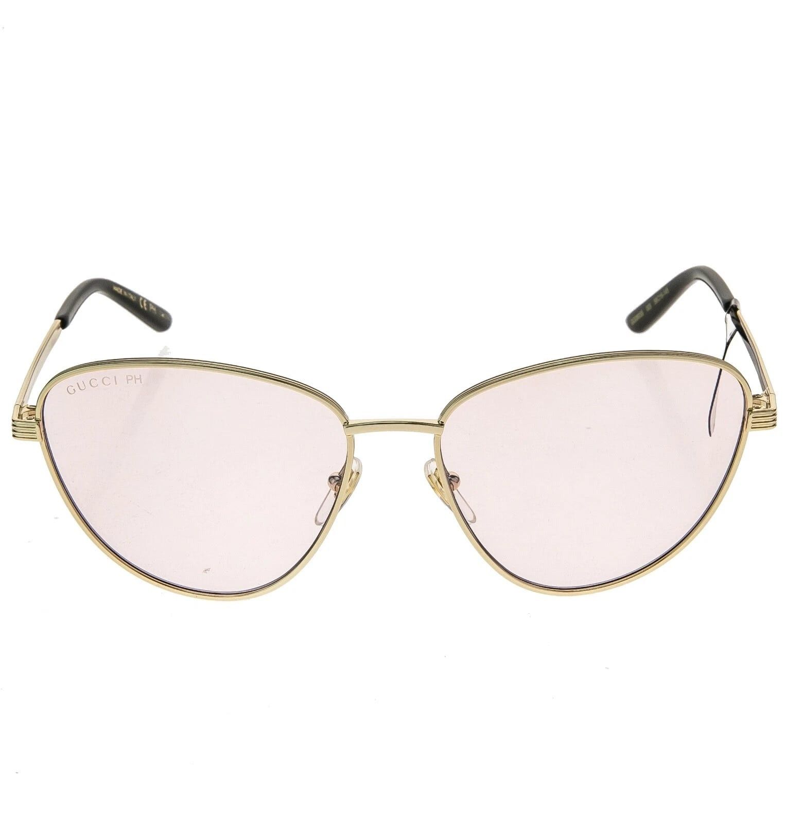 Gucci GUCCI GG0803S 0803 Gold Pink Photochromic 005 Sunglasses Size ONE SIZE - 7 Thumbnail