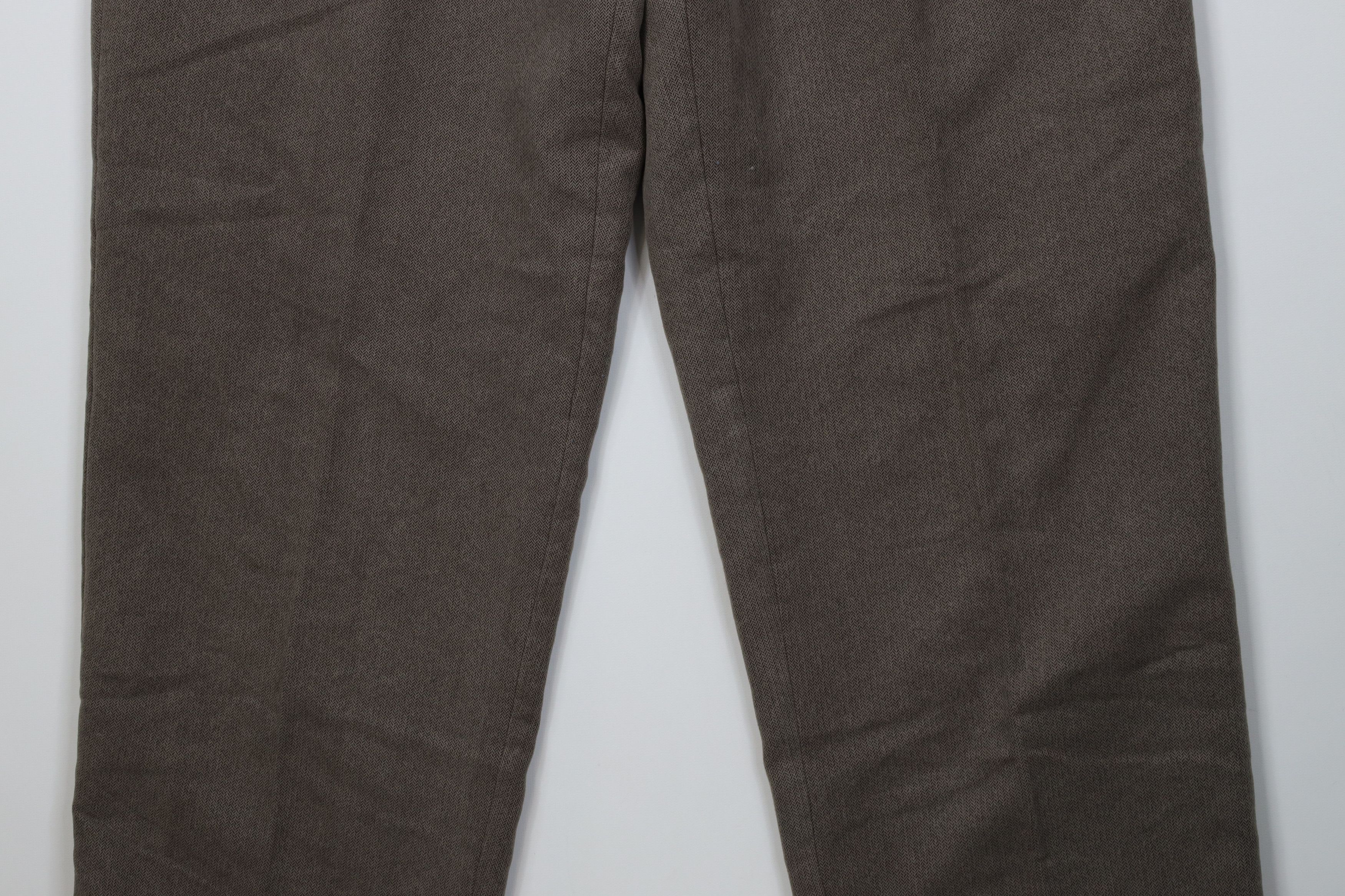 Vintage Vintage 90s Streetwear Herringbone Wide Leg Chino Pants Size US 34 / EU 50 - 3 Thumbnail