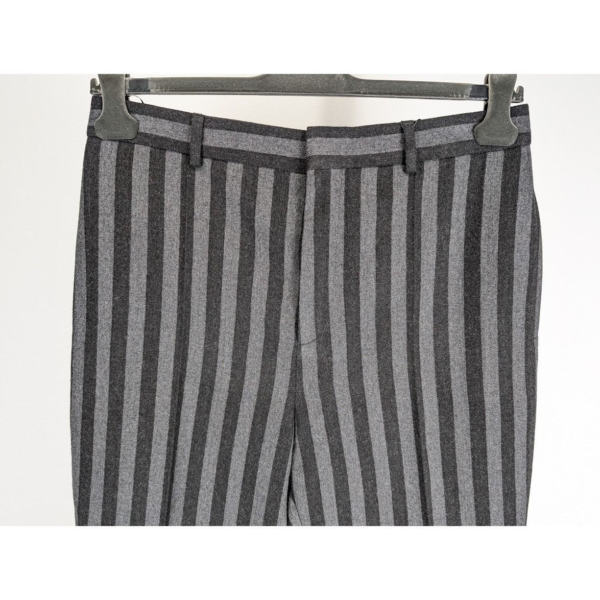Saint Laurent Paris o1rshd1 Tailleur Rayure Brossee Pant in Gris Anthr Size US 32 / EU 48 - 8 Thumbnail