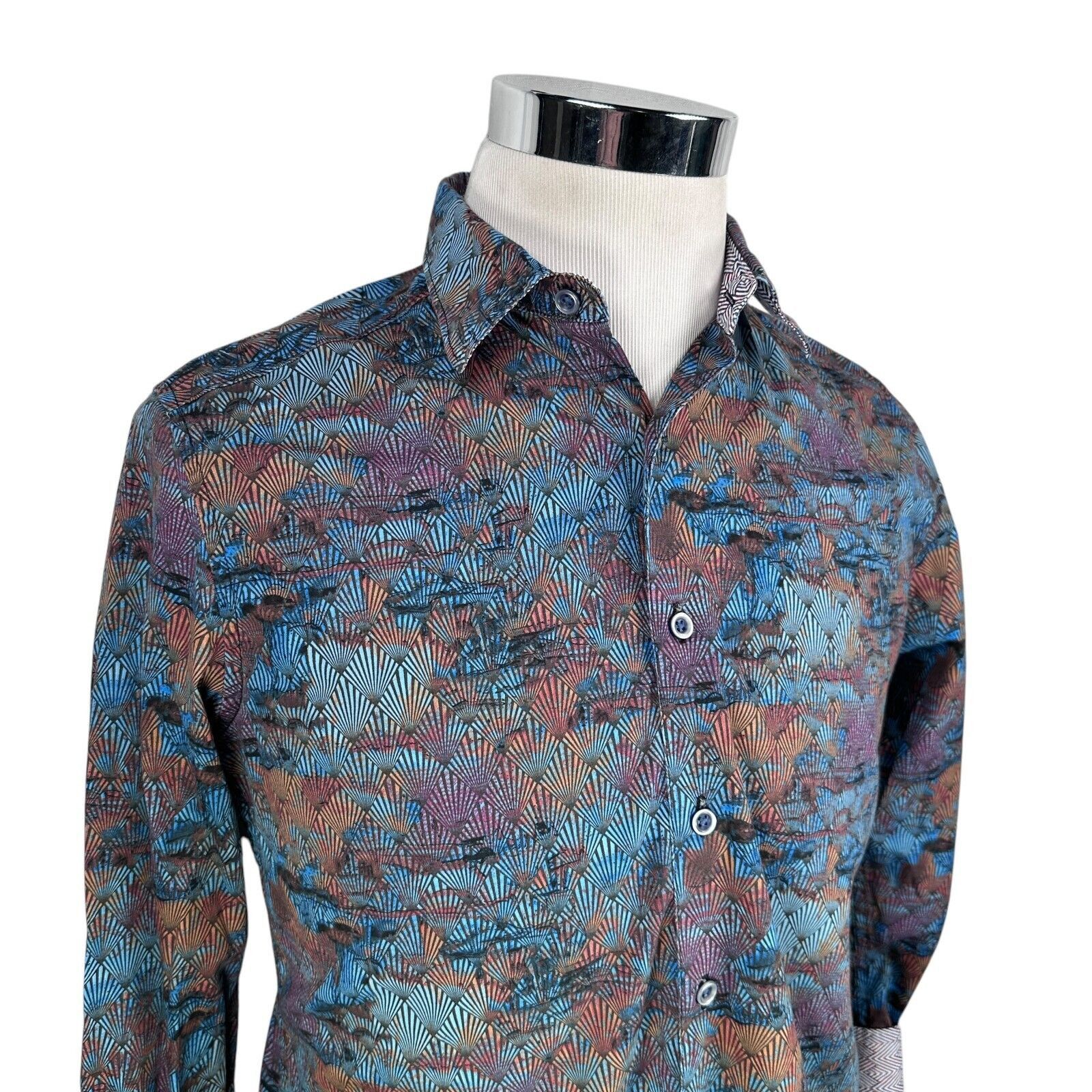 Robert Graham Robert Graham Shirt Men’s Small Geometric Colorful Button Up Size US S / EU 44-46 / 1 - 2 Thumbnail