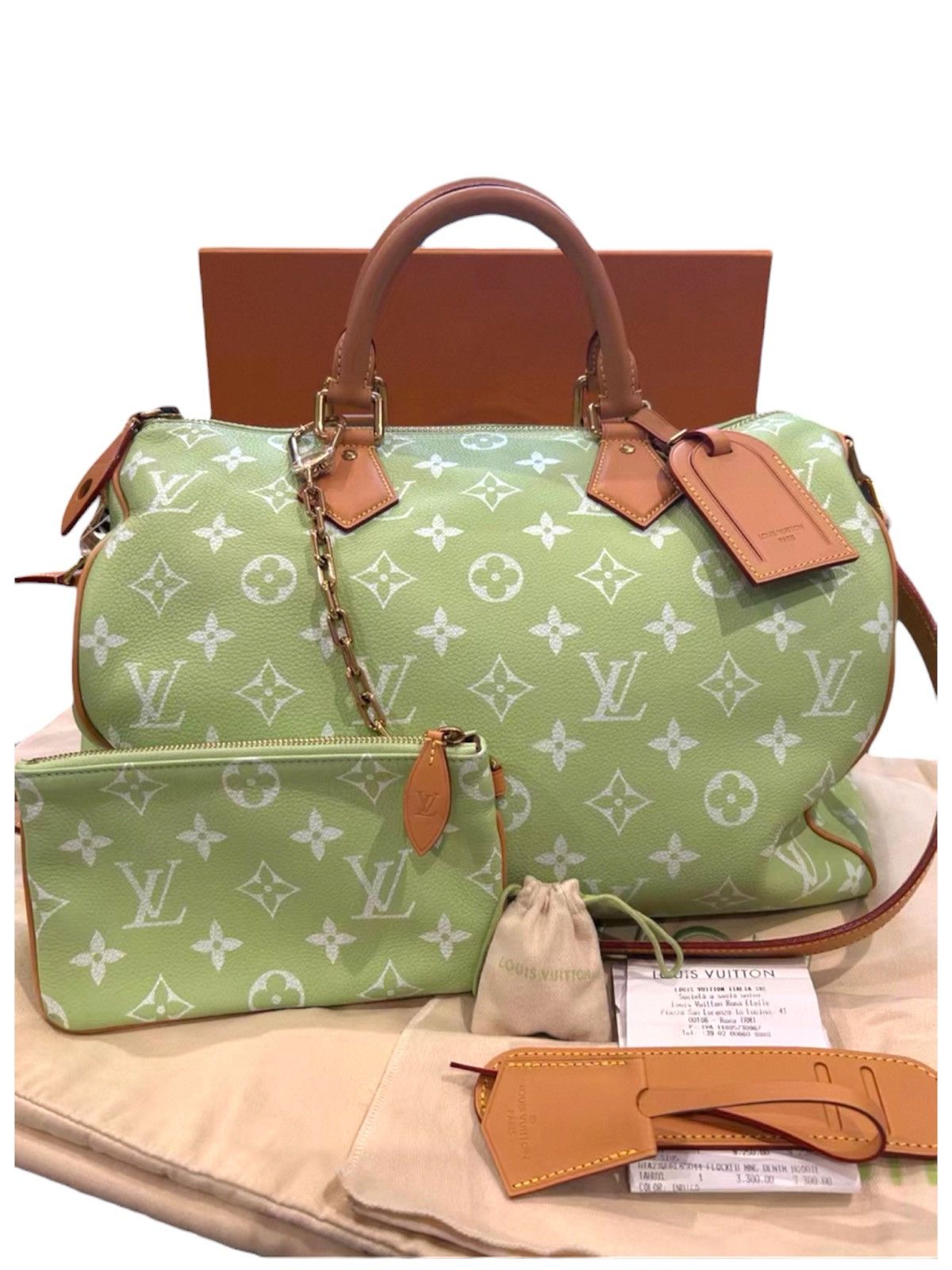 Louis Vuitton Louis Vuitton 40 Speedy P9 Bandouliere Duffel bag Keepall Size 40 - 1 Thumbnail
