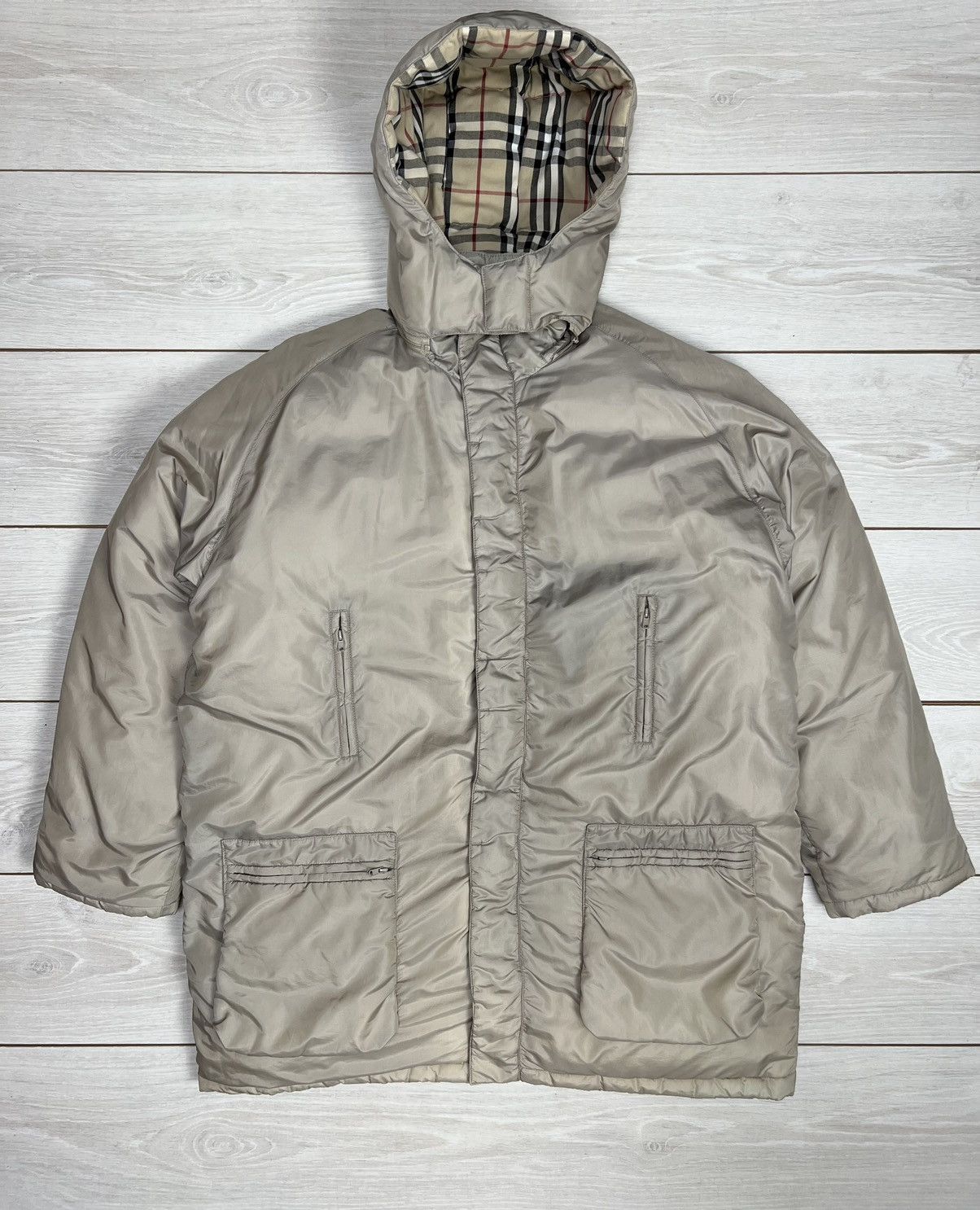 Burberry Burberry Puffer Parka Jacket Size US XL / EU 56 / 4 - 2 Thumbnail