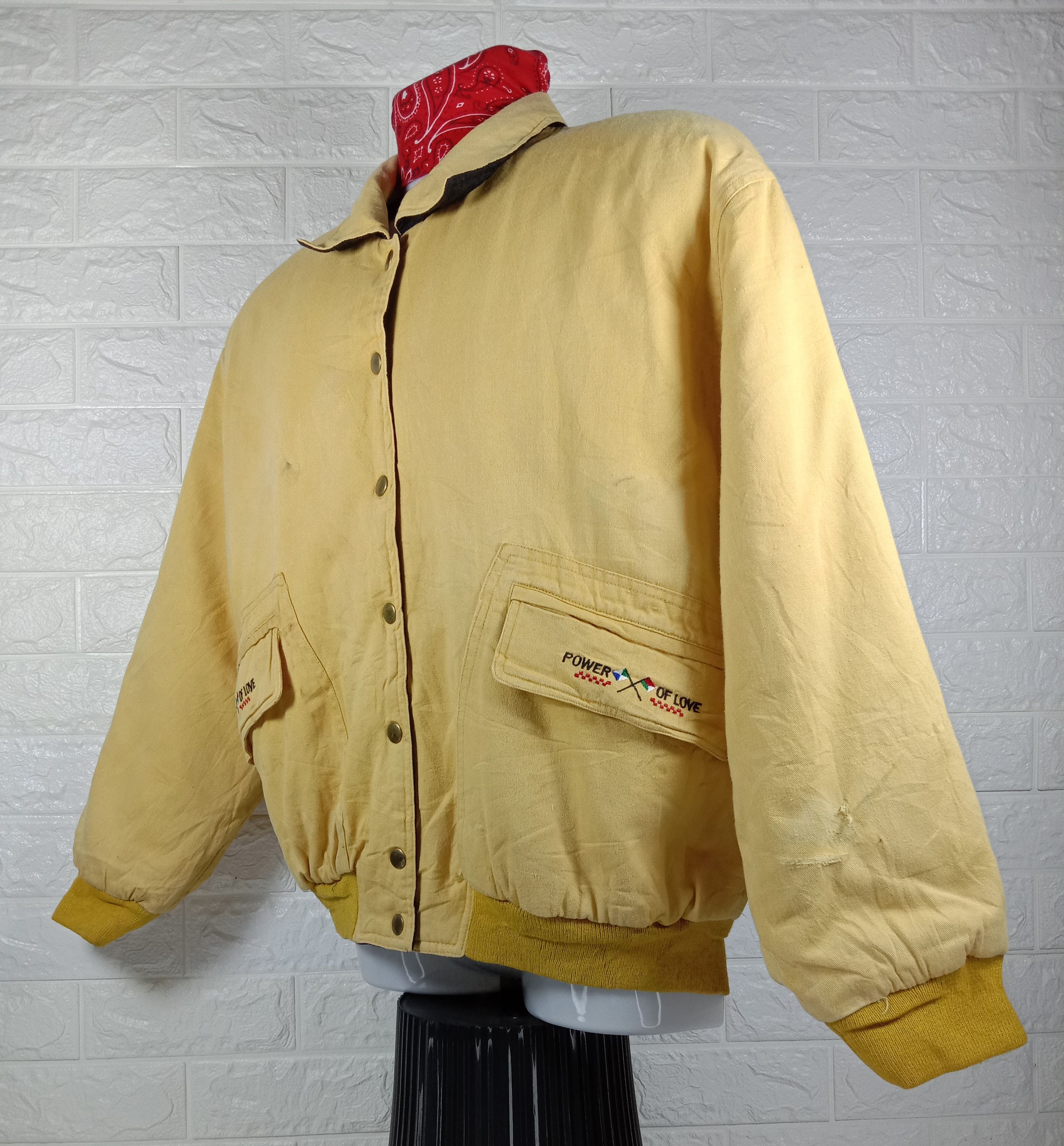 Japanese Brand Vintage Reversible Belle Paule Power Of Love Jackets Size US L / EU 52-54 / 3 - 4 Thumbnail