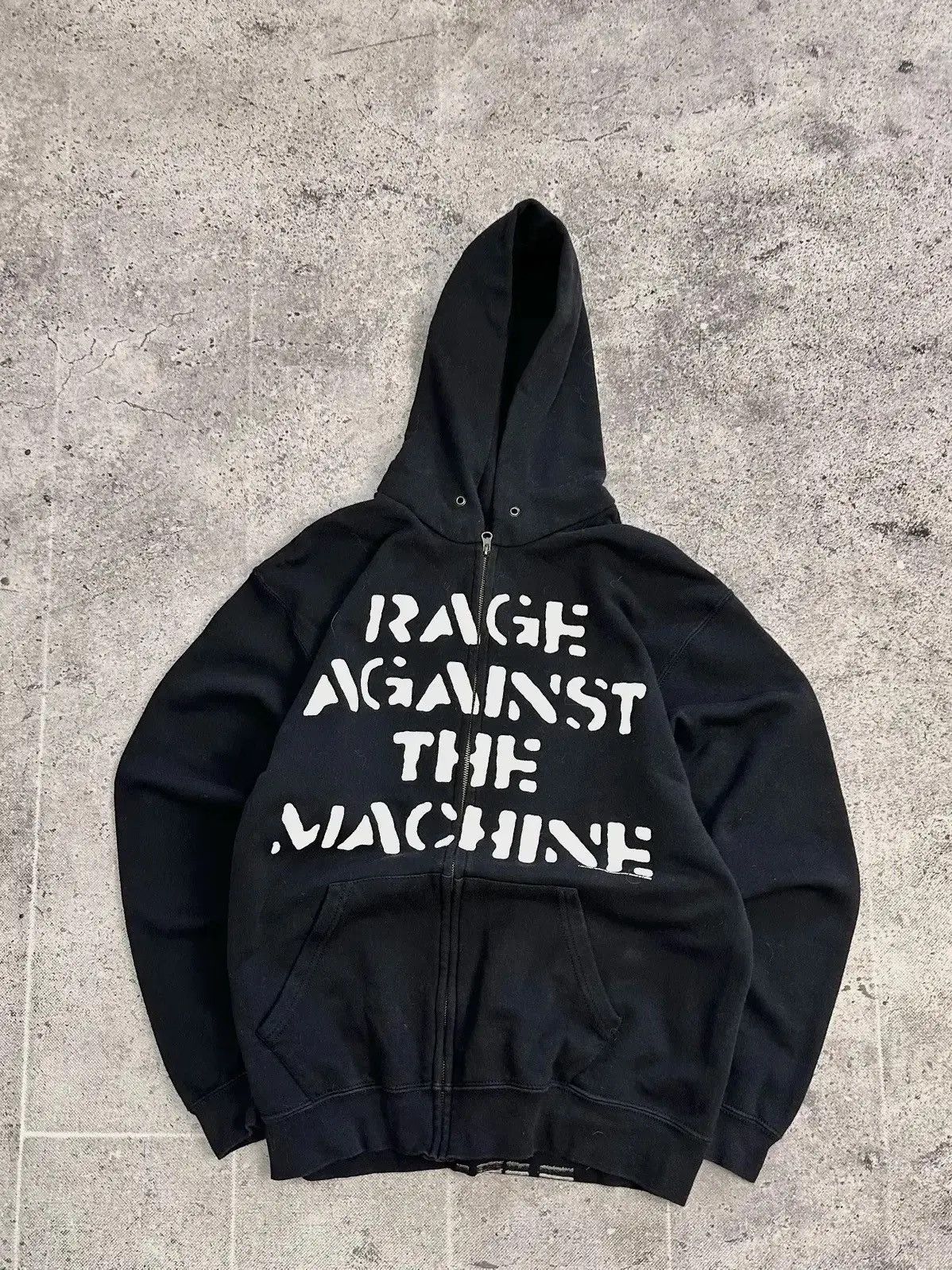 Rage Against The Machine × Vintage RARE Vintage Rage Against The Machine Hoodie Size US M / EU 48-50 / 2 - 12 Thumbnail