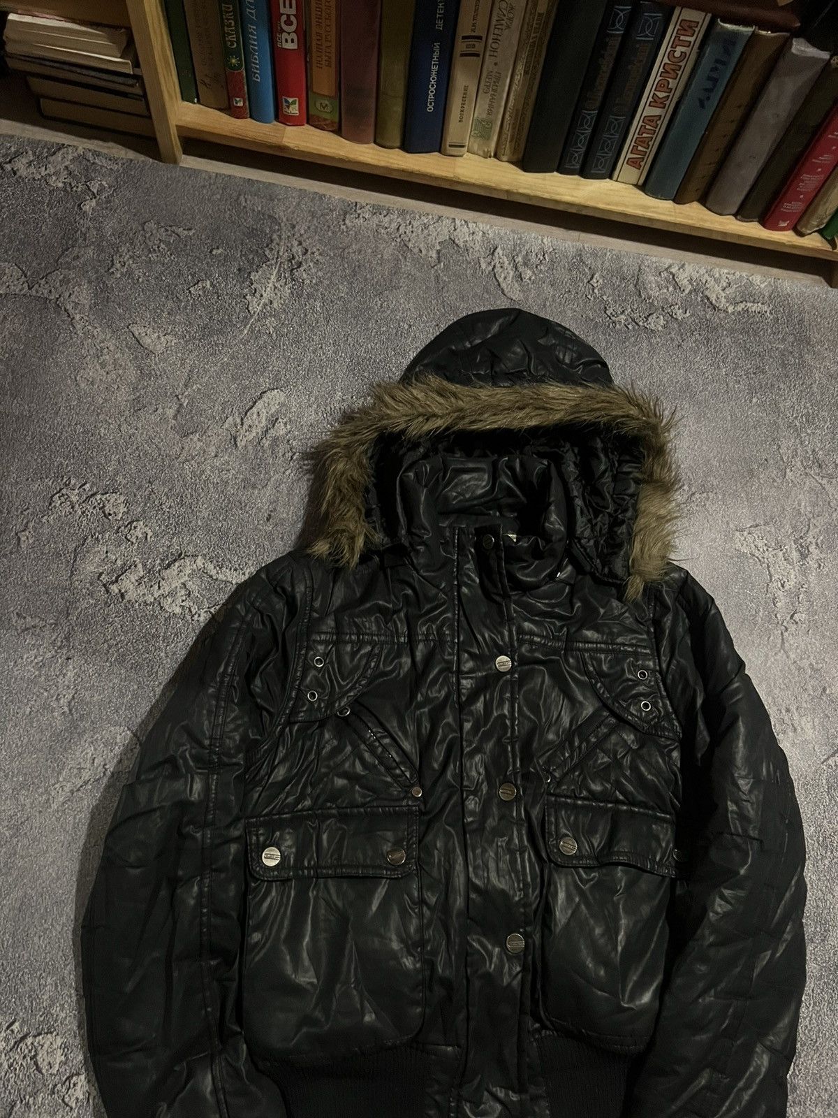 Vintage Vintage Distressed Gothic Jacket / Avant Garde Style 90s Size US M / EU 48-50 / 2 - 4 Thumbnail