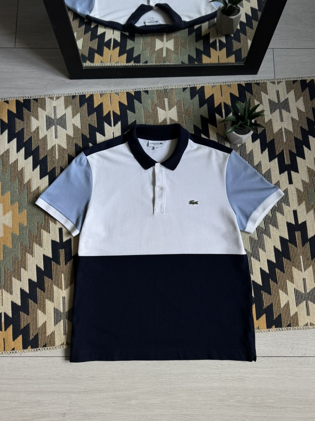 Lacoste Vintage Lacoste Luxury Polo T-shirt Size US L / EU 52-54 / 3 - 1 Thumbnail