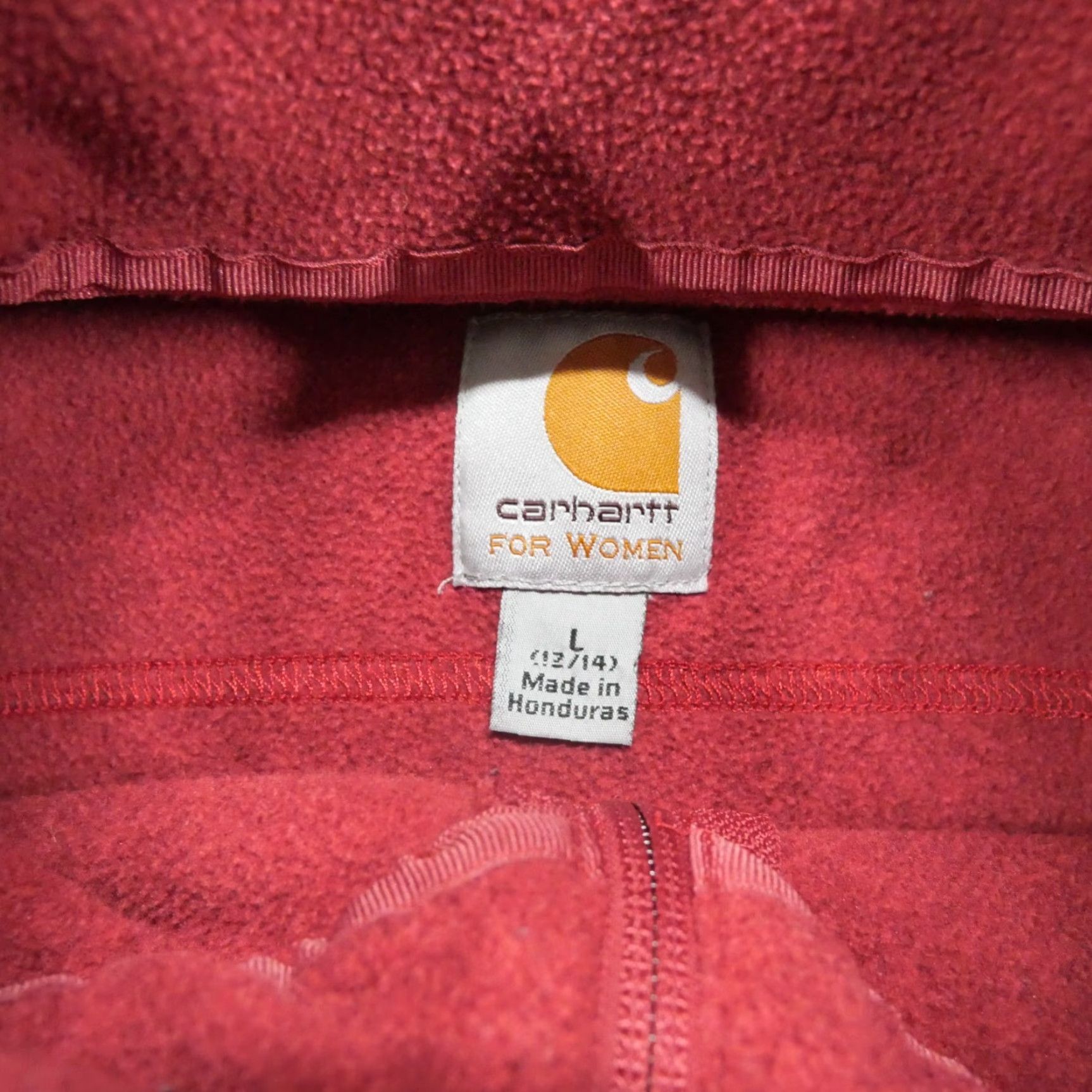 Carhartt VINTAGE Carhartt Vest Womens L Red Fleece Outdoors Casual Zip Sleeveless Size L / US 10 / IT 46 - 5 Thumbnail