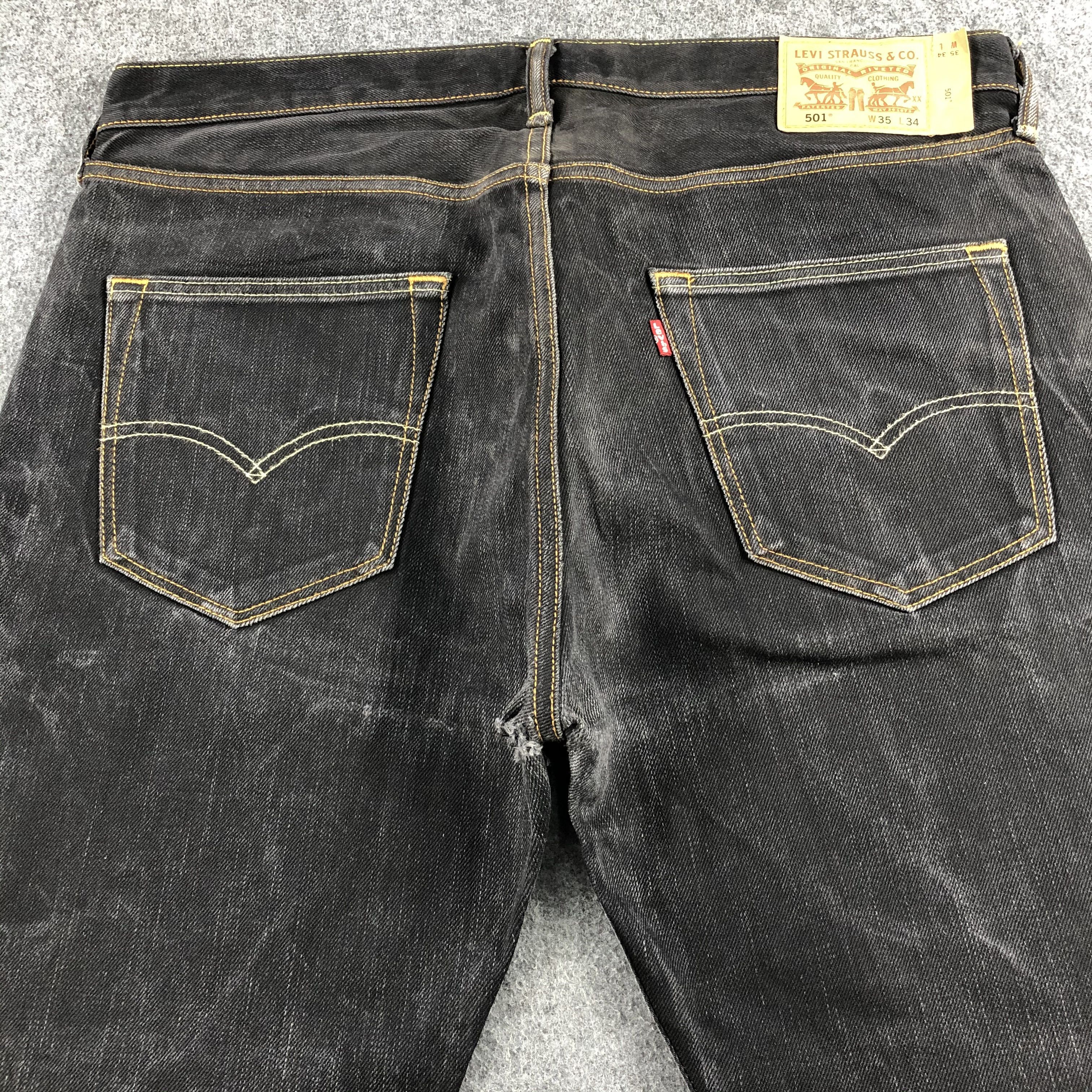 Levi's Vintage Levis 501 Earth Tone Jeans-J1445 Size US 38 / EU 54 - 4 Thumbnail