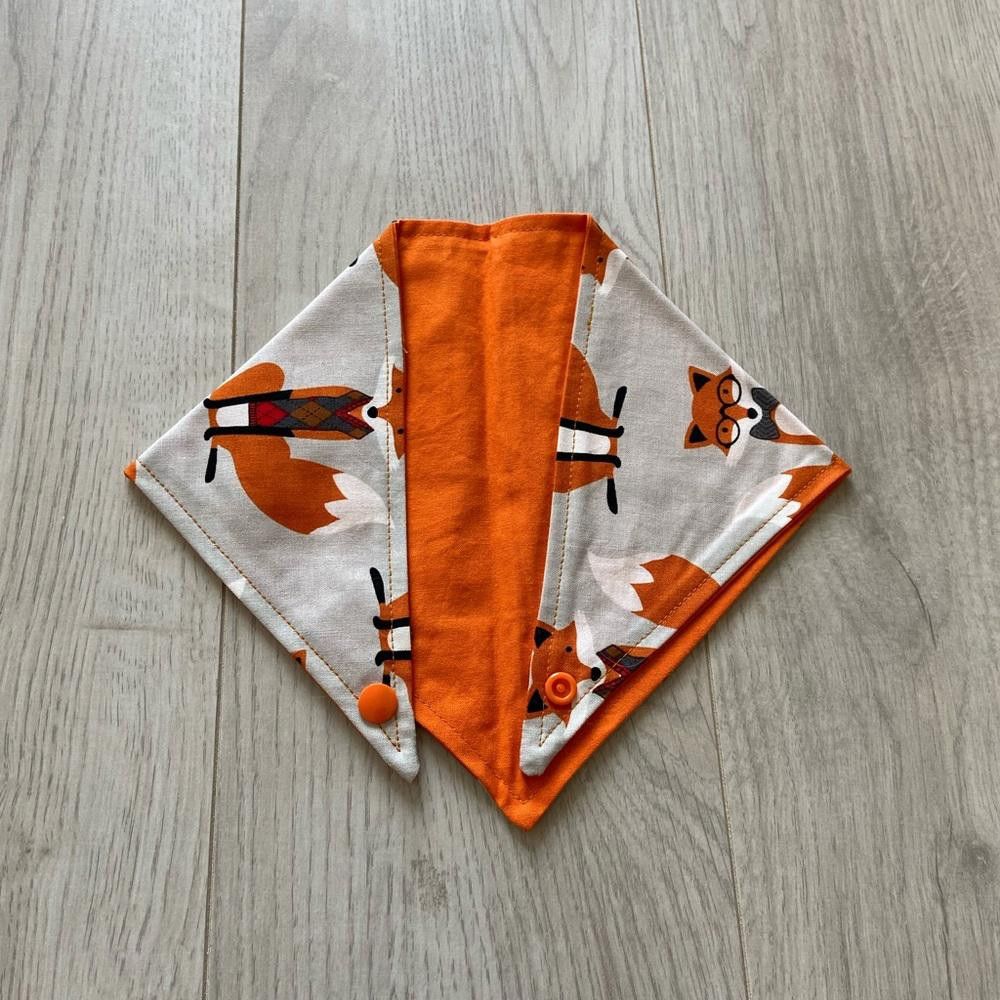 Designer Ryderdie Designs Grey Fox Dog Bandana Size ONE SIZE - 5 Thumbnail