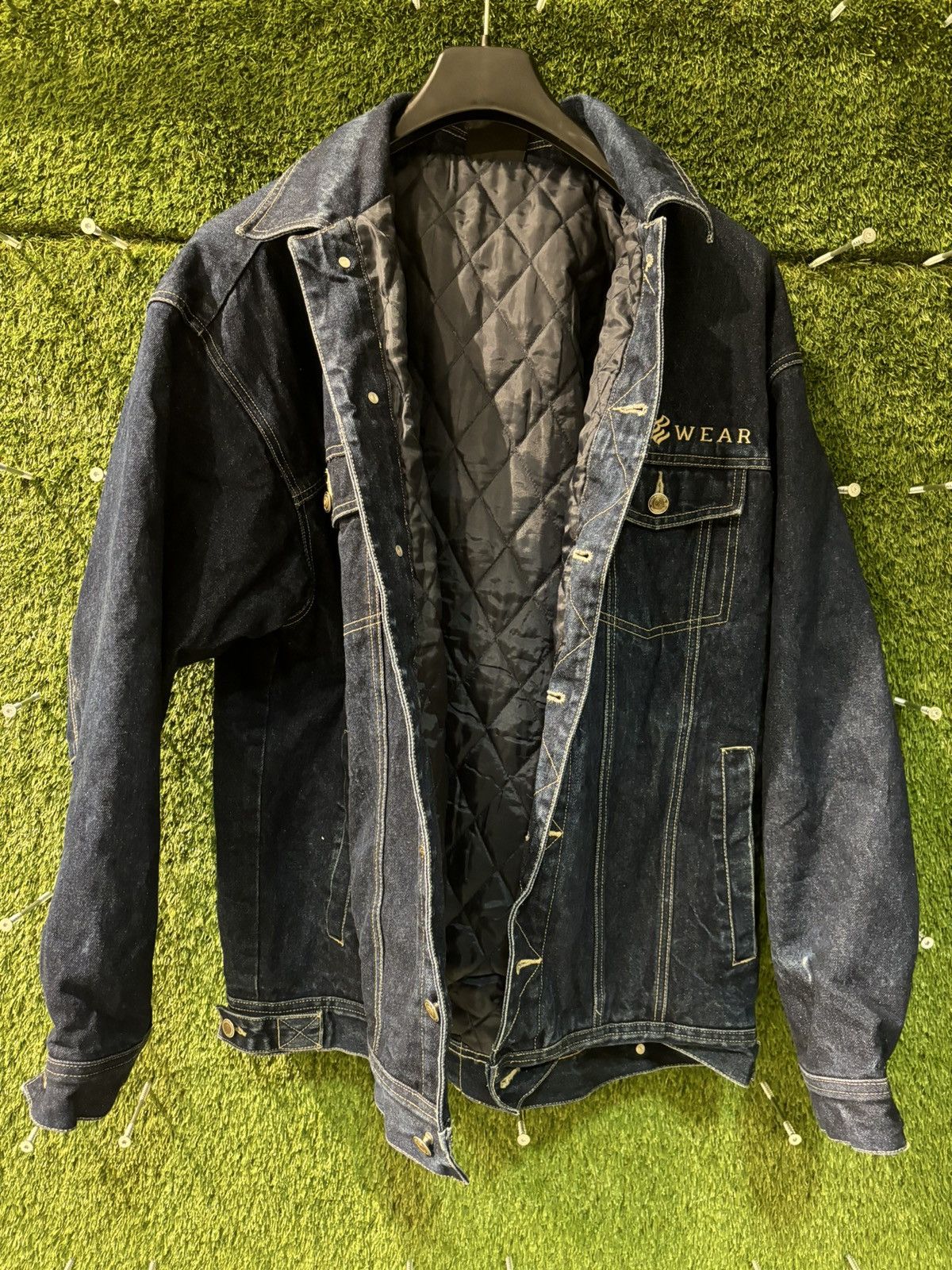 Rocawear Vintage Rocawear Denim Jacket quilted Lining Size US L / EU 52-54 / 3 - 4 Thumbnail