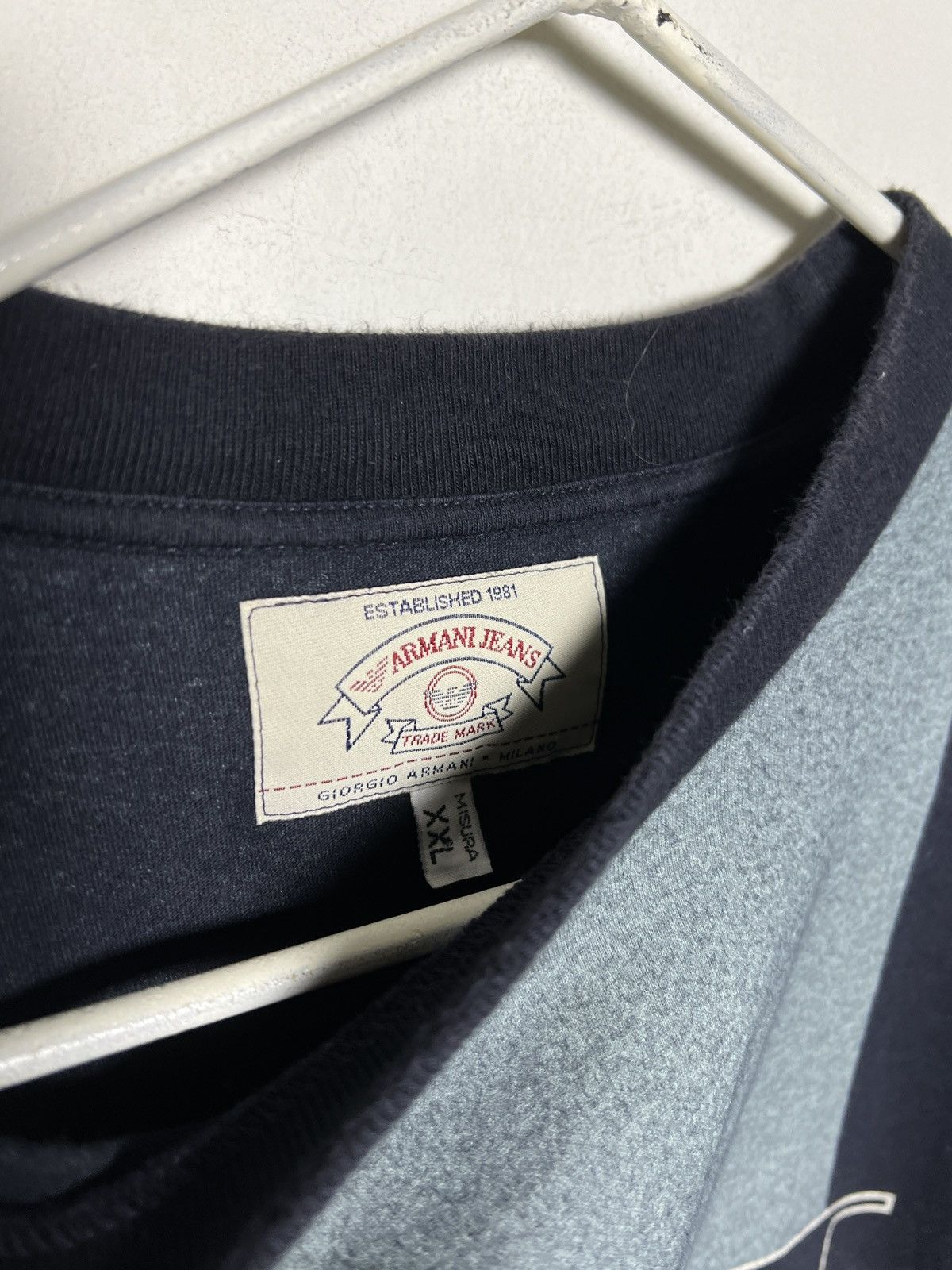 Giorgio Armani armani t shirt archive vintage Size US XL / EU 56 / 4 - 5 Thumbnail