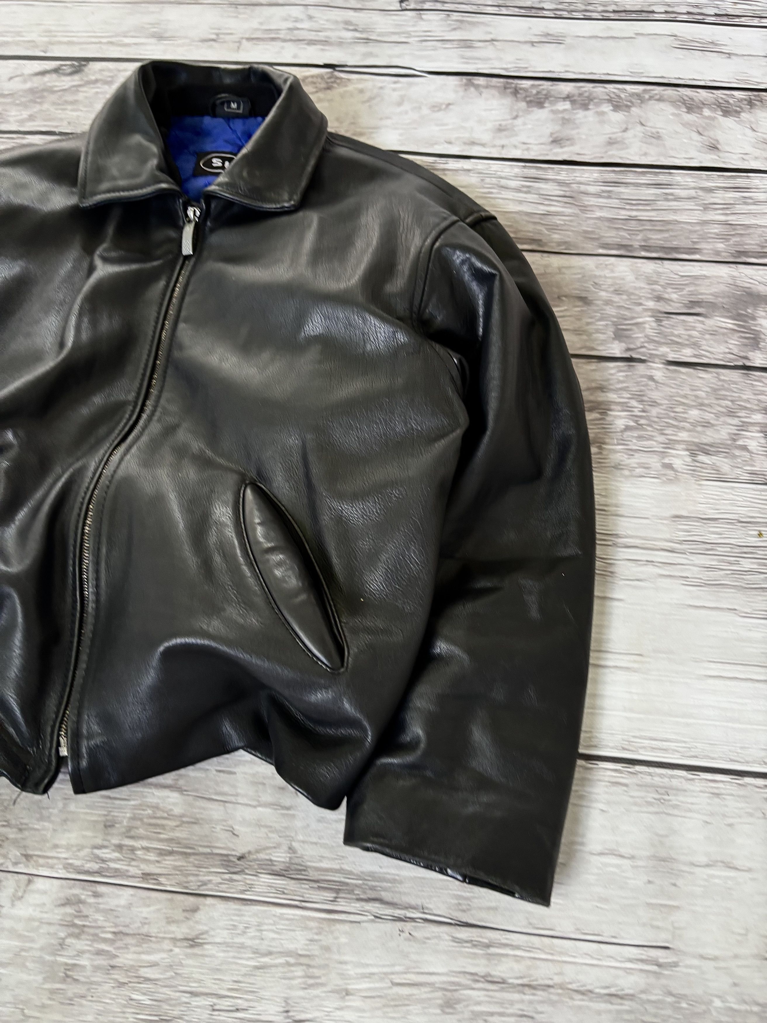 Genuine Leather × Hysteric Glamour YOHJI YAMAMOTO BALENCIAGA STYLE CROPPED LEATHER JACKET Size US M / EU 48-50 / 2 - 3 Thumbnail