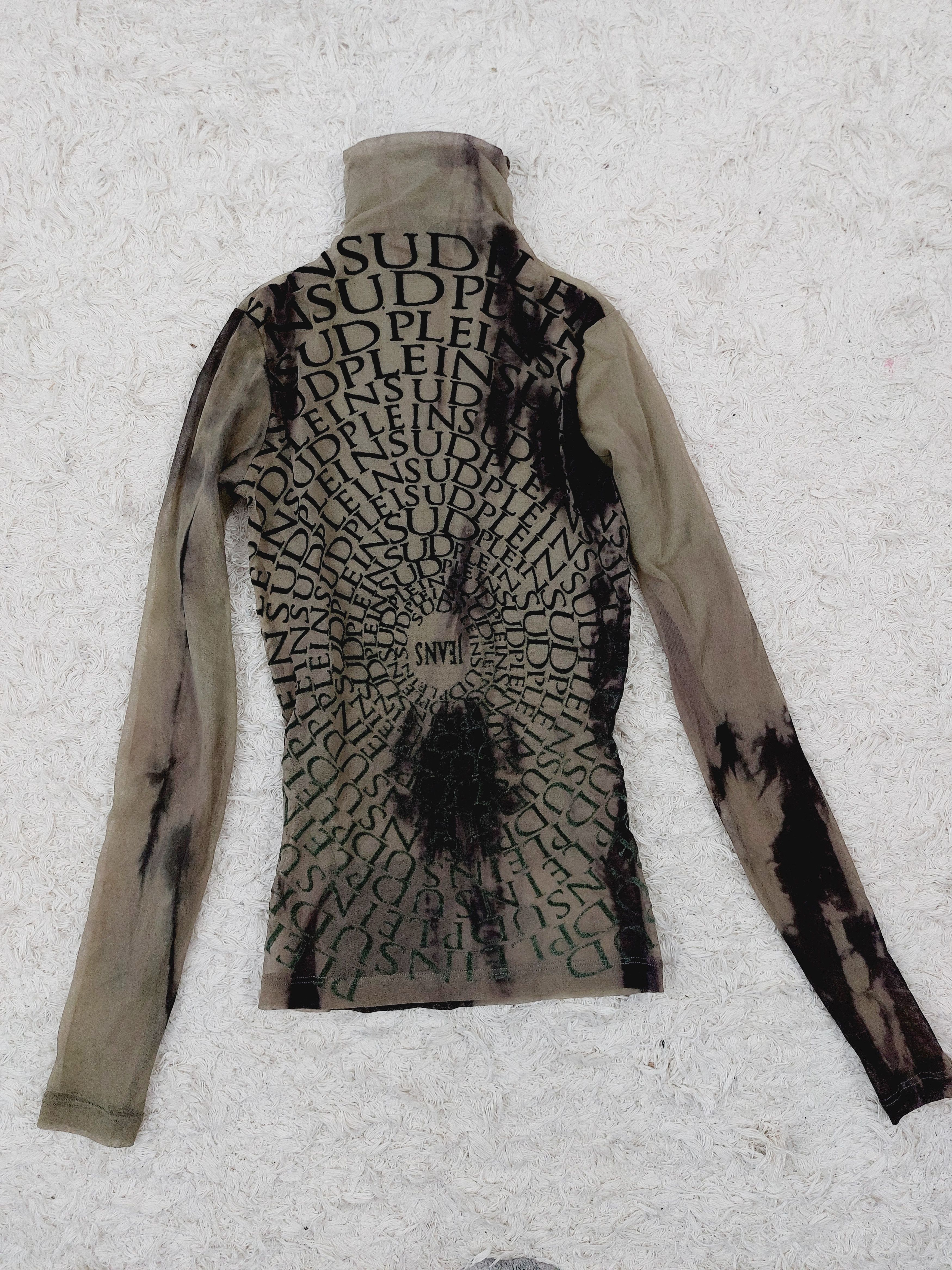 plein sud Plein Sud Faycal Optical Illusion Trompe L’Oeil Mesh Top Size S / US 4 / IT 40 - 2 Thumbnail