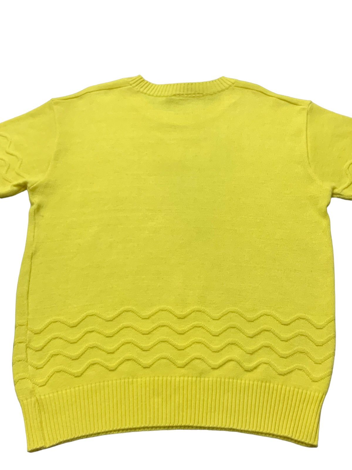 Courreges × Designer Vintage 70’s Courreges Ribbed Knit Short Sleeve Top Size S / US 4 / IT 40 - 8 Thumbnail