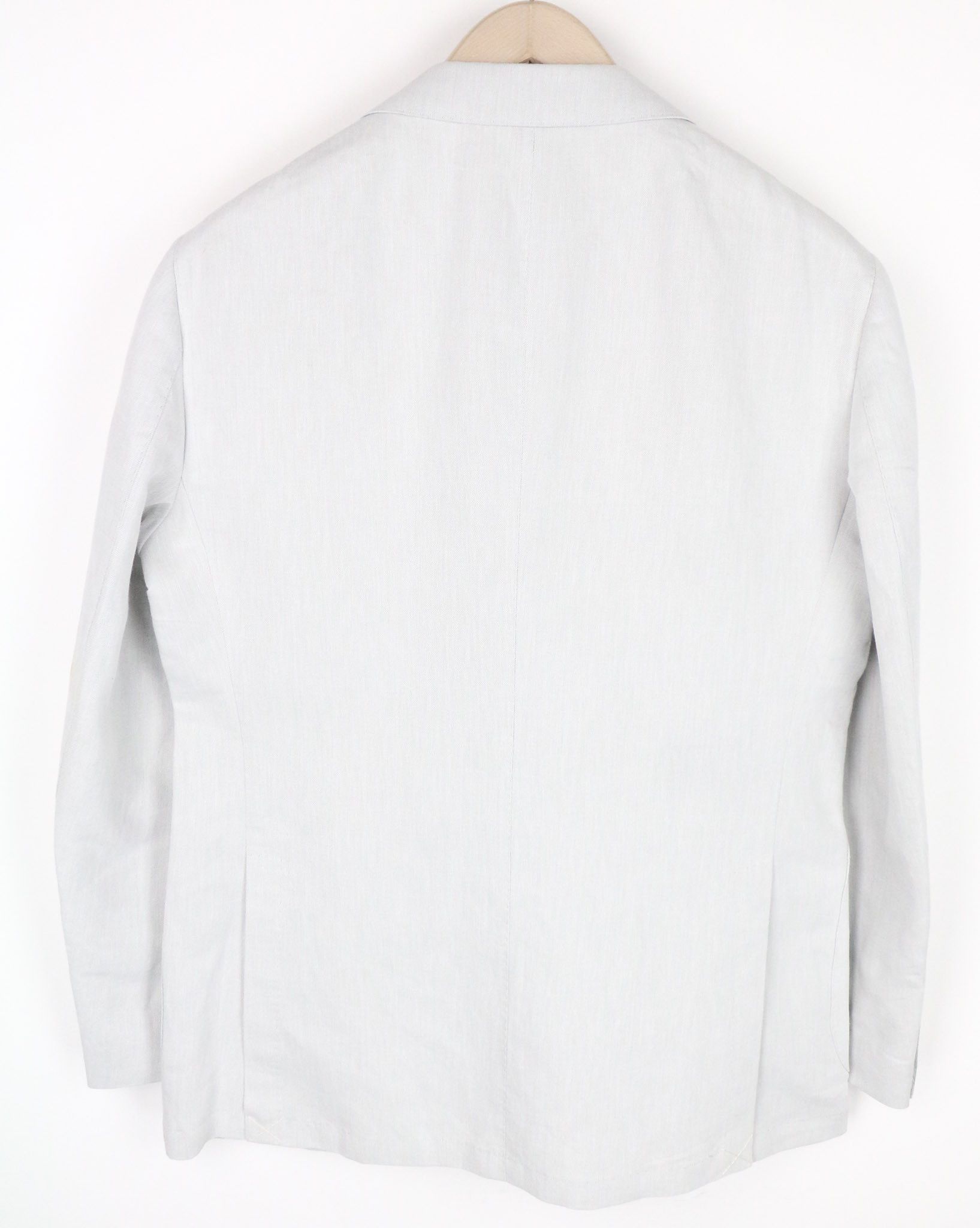 Suitsupply HAVANA PATCH UK40S Grey Slim Linen Cotton Suit 73445 Size 40S - 5 Thumbnail
