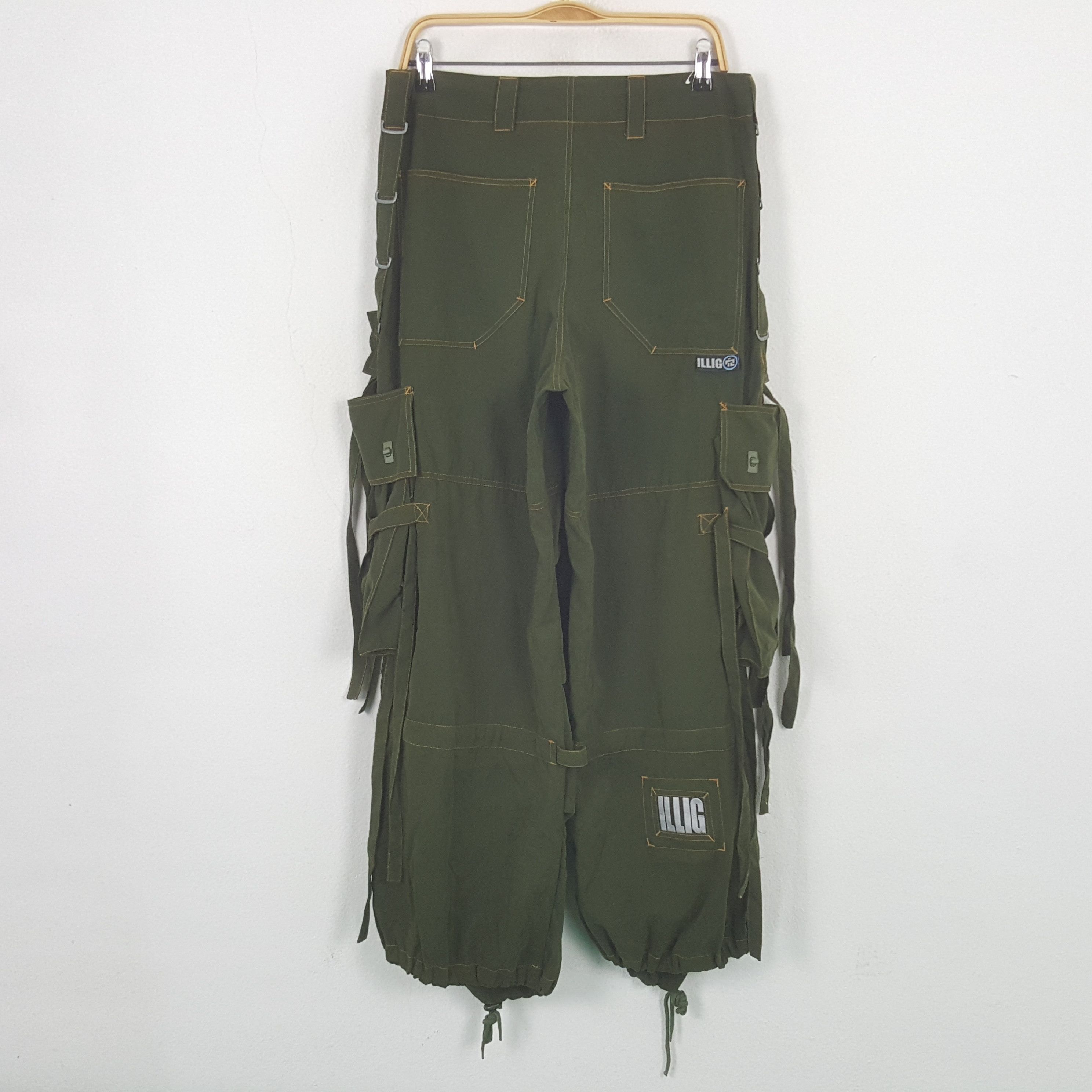 If Six Was Nine Vintage Illig Punk Style Baggy Pants Size US 33 - 4 Thumbnail