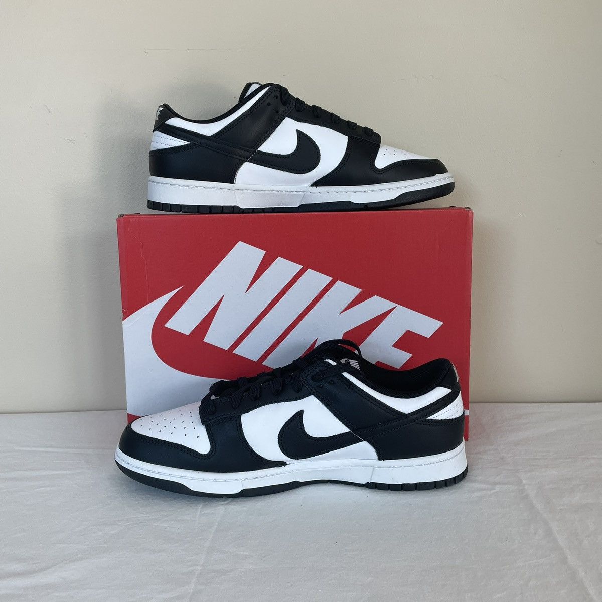 Nike Nike Dunk Low Black White Panda Mens US Size 12 DD1391-100 Size US 12 / EU 45 - 2 Thumbnail
