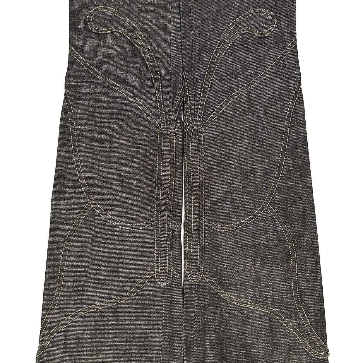 Dolce & Gabbana Dolce & Gabbana Spring 2002 Butterfly Jeans Size 26" / US 2 / IT 38 - 5 Thumbnail
