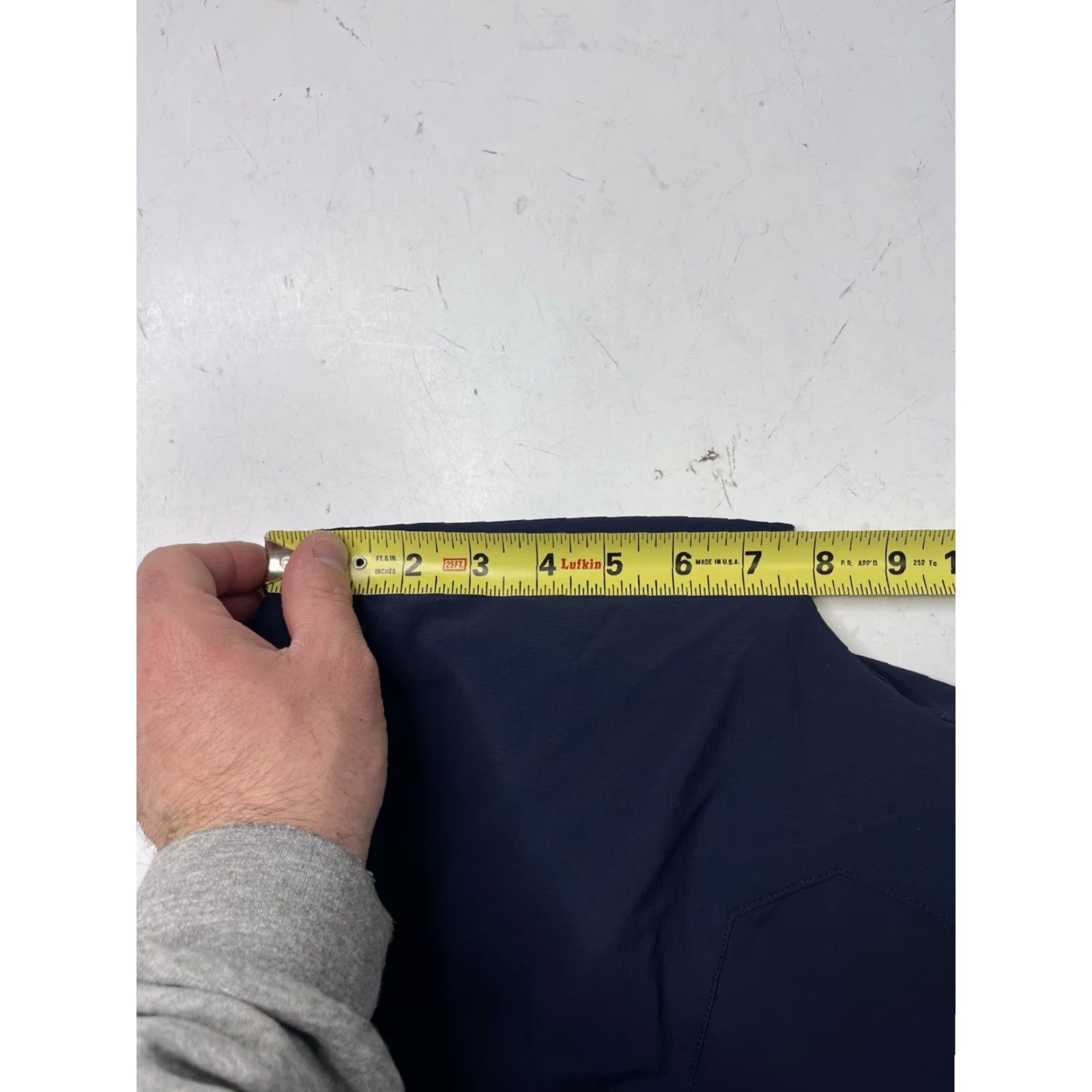 Lululemon Lululemon Bowline Shorts Mens Navy Blue 7.5” M Textured Stretch Pockets Athletic Activewear Running Gym & Training Size US 31 - 5 Thumbnail
