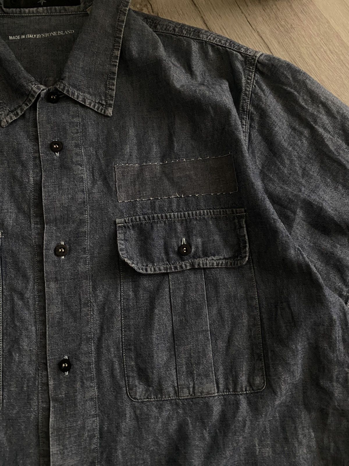 Stone Island × Vintage Shirt Stone Island vintage 2002 Size 46R - 2 Thumbnail