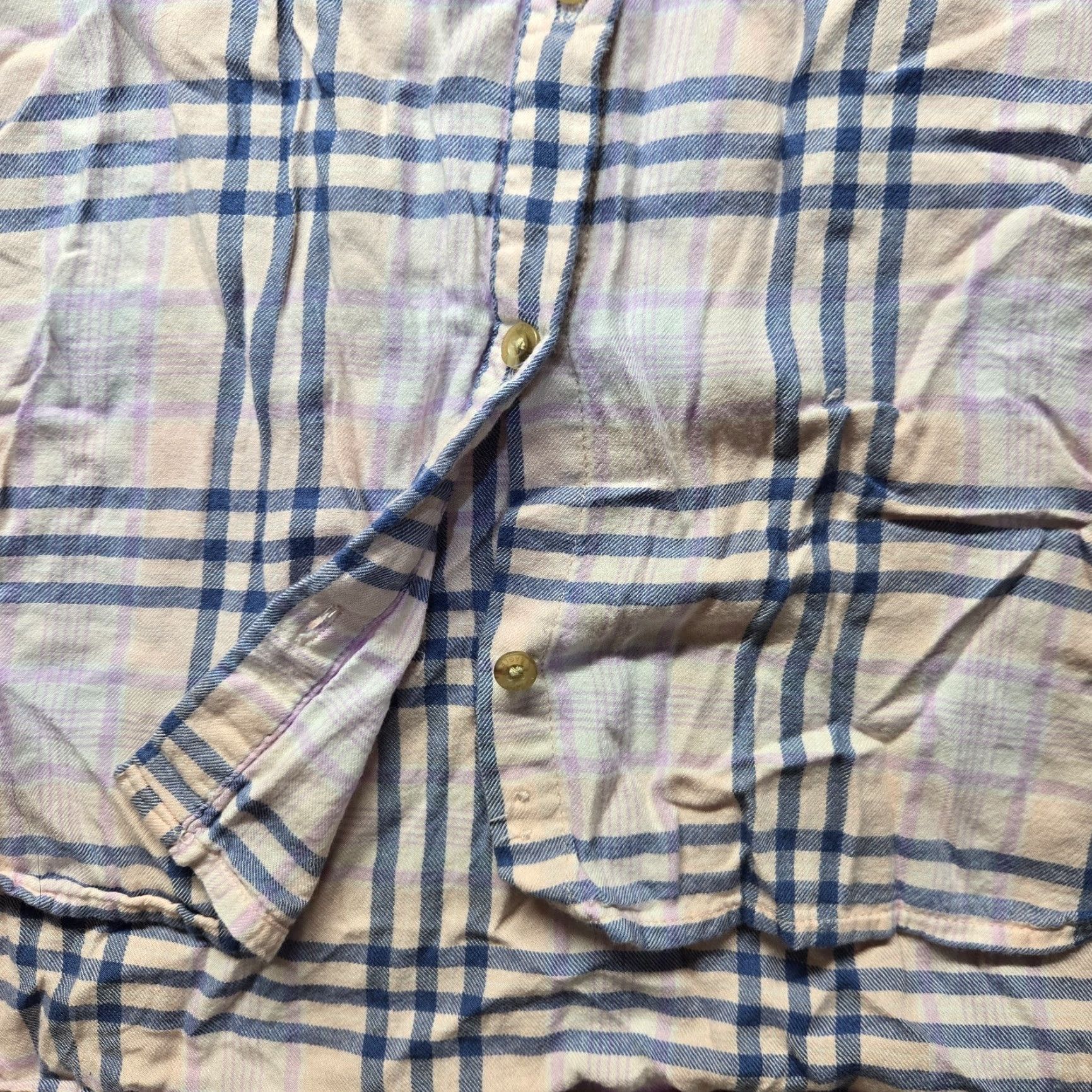 American Eagle Outfitters American Eagle Outfitters Shirt Women Large Pink Plaid Button-Up Long Sleeve Collared Casual Fall Winter Spring Women’s L Size L / US 10 / IT 46 - 7 Thumbnail