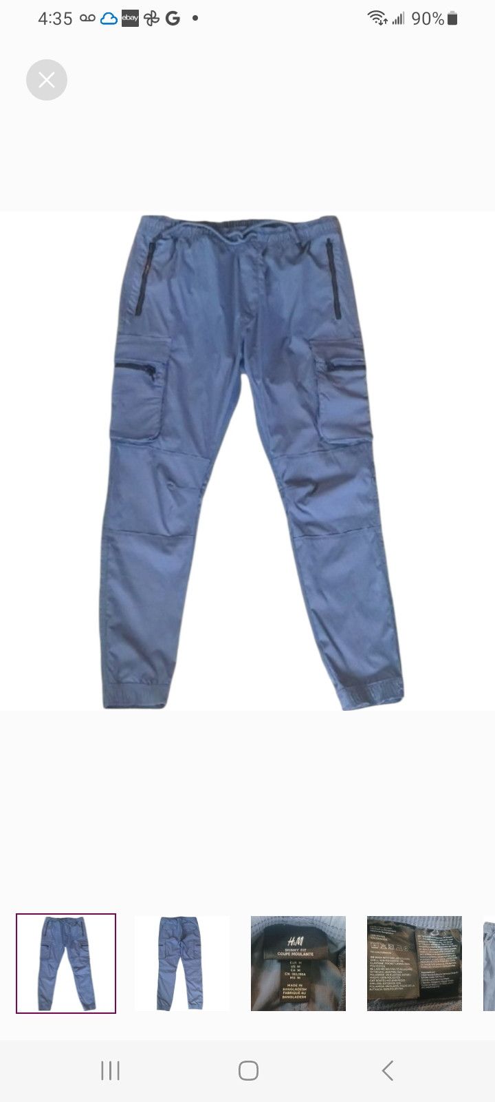 H&M H&M Skinny-Fit Track-Pants Size US 33 - 1 Thumbnail