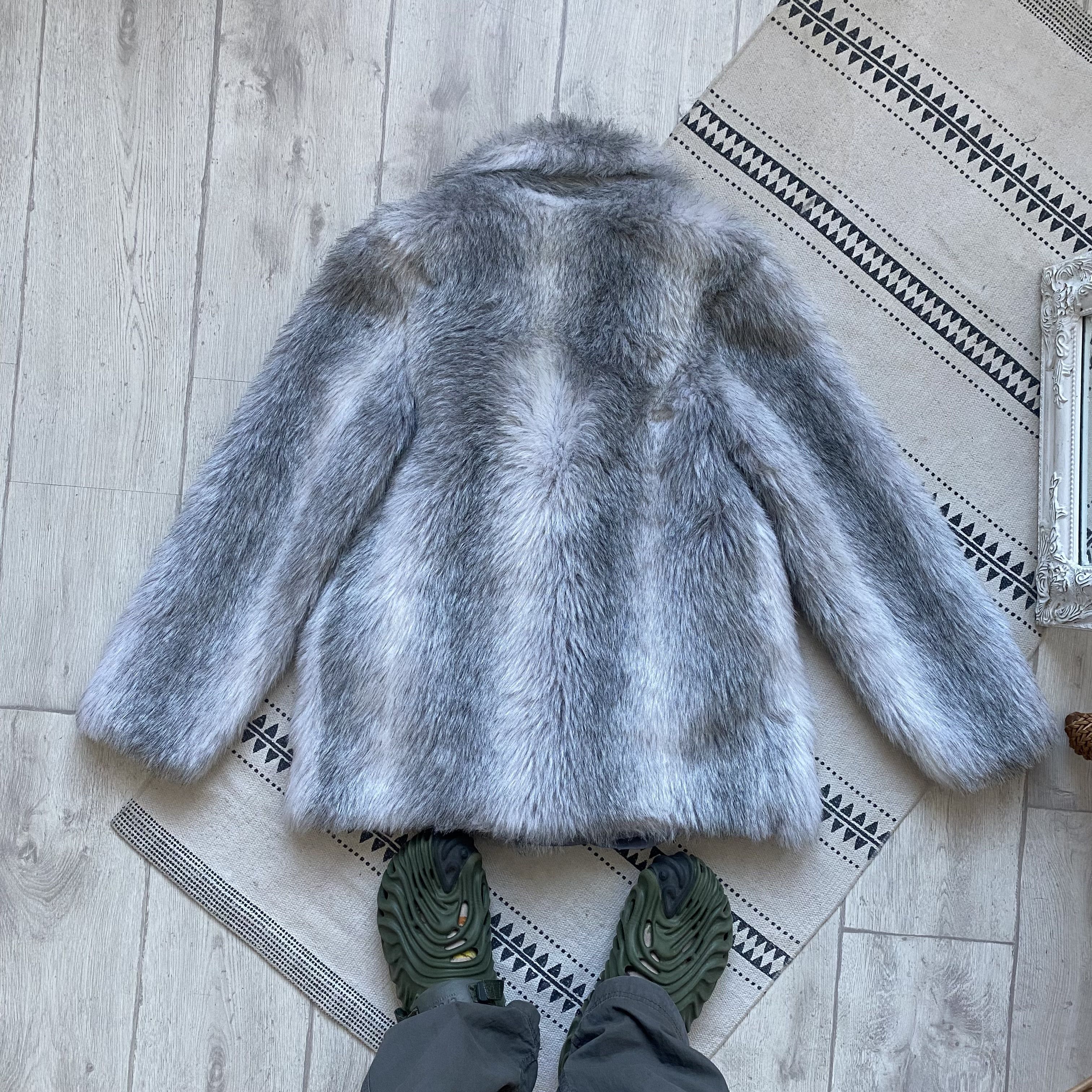 If Six Was Nine Vintage 80-90s Fur Faux coat jacket Avant Garde LGB oldmoney Size S / US 4 / IT 40 - 8 Thumbnail