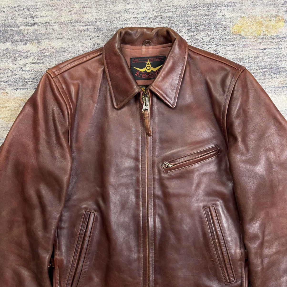 The Real McCoy's B - Mccoy’s single riders leather jacket Size US S / EU 44-46 / 1 - 4 Thumbnail