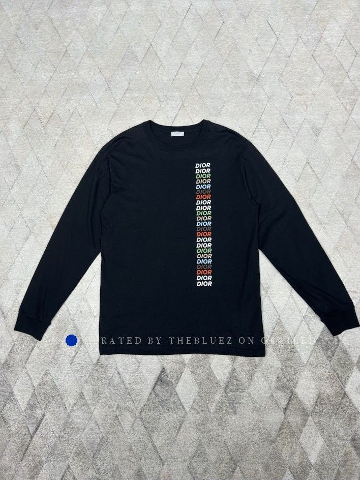Dior Minimalist Black Long Sleeve Tee Size US S / EU 44-46 / 1 - 1 Thumbnail