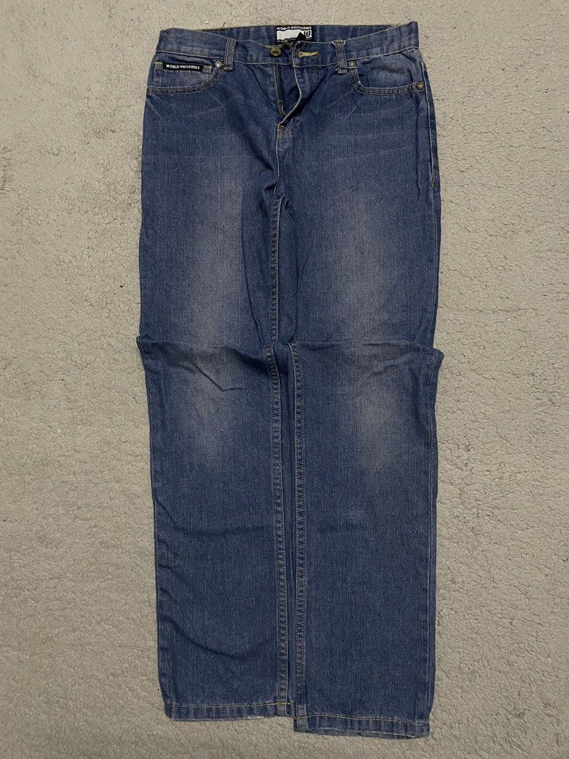 Vintage Vintage Skateboarding Brand World Industries Denim Jean Size US 30 / EU 46 - 3 Thumbnail