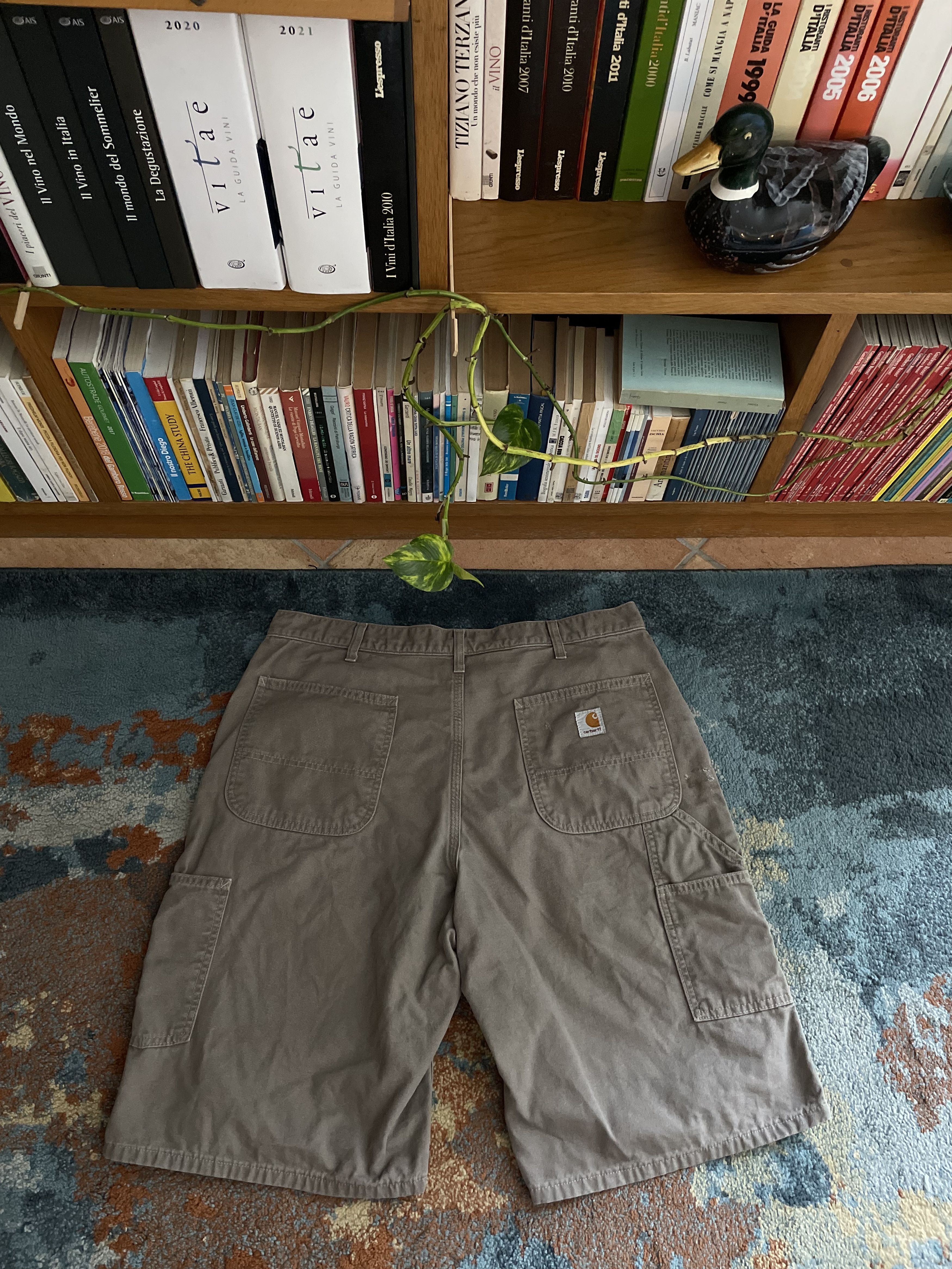 Carhartt Carhartt WIP Vintage FADED RAP SHORTS Size US 36 / EU 52 - 1 Thumbnail