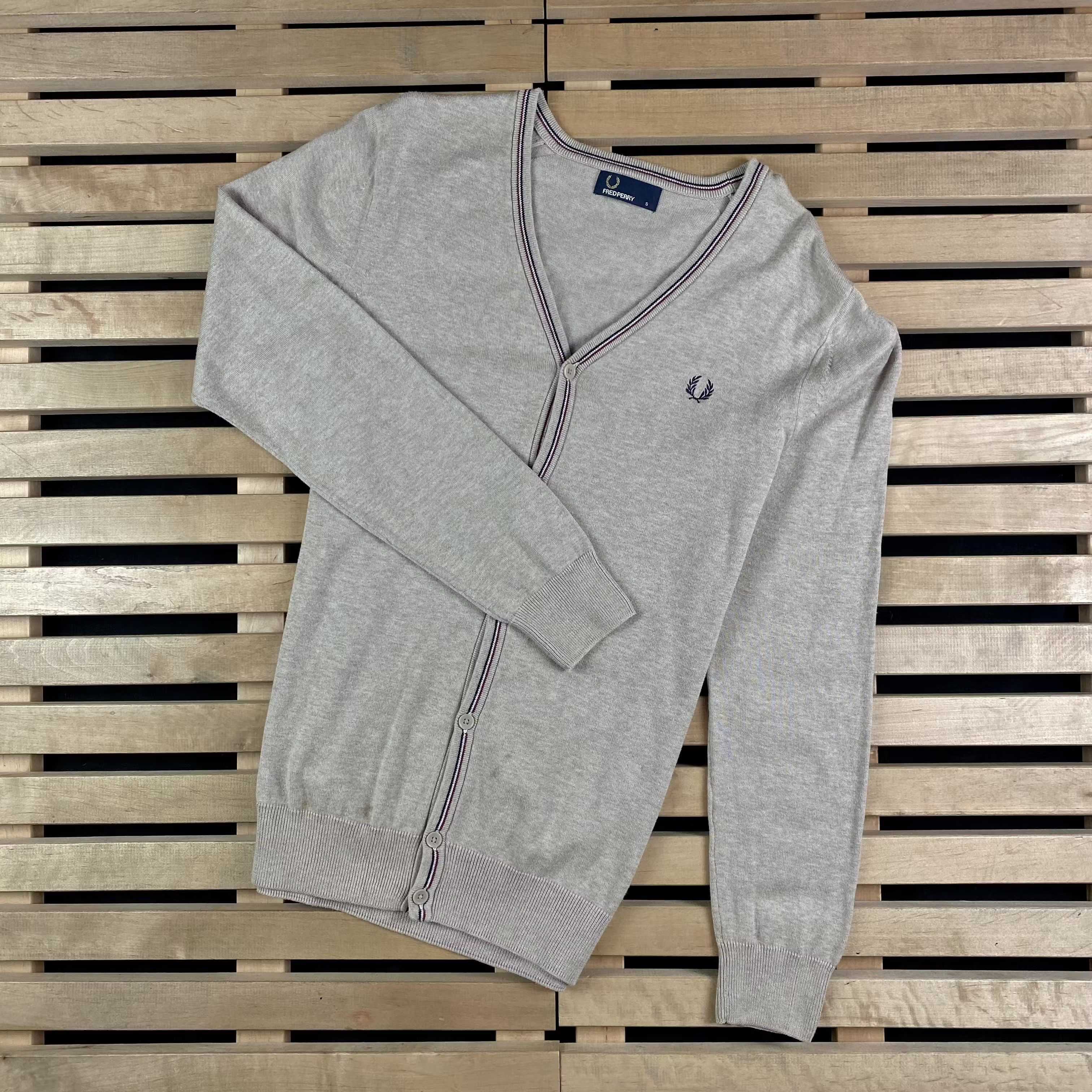 Fred Perry Mens Sweater Cardigan Fred Perry Size S Size US S / EU 44-46 / 1 - 1 Thumbnail
