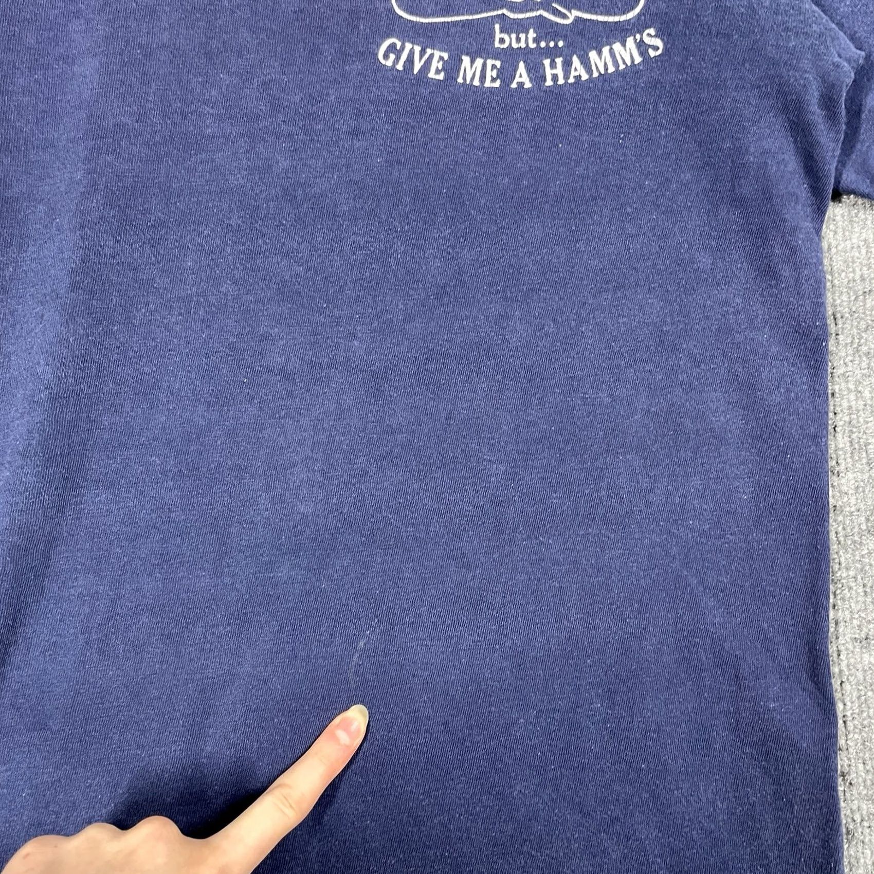 Champion VINTAGE Champion Hamm's Beer Champion T Shirt Mens M Blue Graphic Tee 60s Sportswear Mens Size US M / EU 48-50 / 2 - 3 Thumbnail