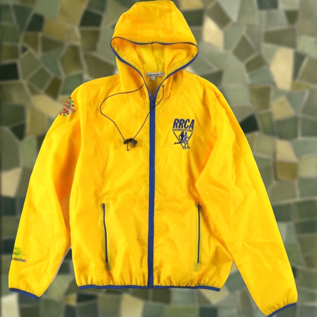 Jordan Brand Leslie Jordan Yellow Purple Road Runners Club Of America Full Zip Hood Jacket S Size S / US 4 / IT 40 - 1 Thumbnail