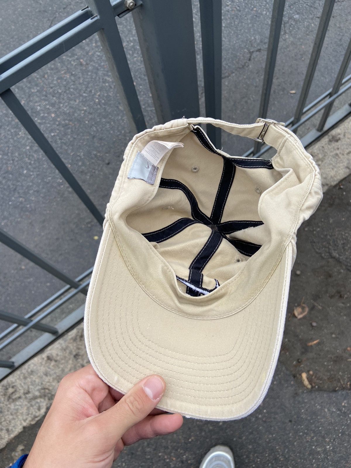 Nike × Vintage Nike Vintage Center Swoosh Cap Size ONE SIZE - 5 Thumbnail