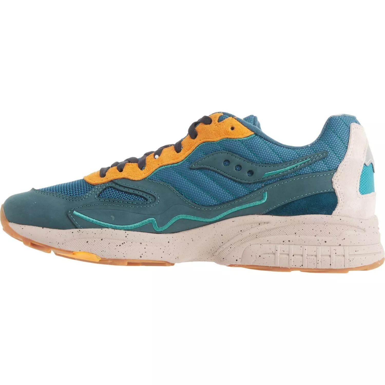 Saucony 3D Grid Hurricane Green/Orange Size US 9 / EU 42 - 3 Thumbnail